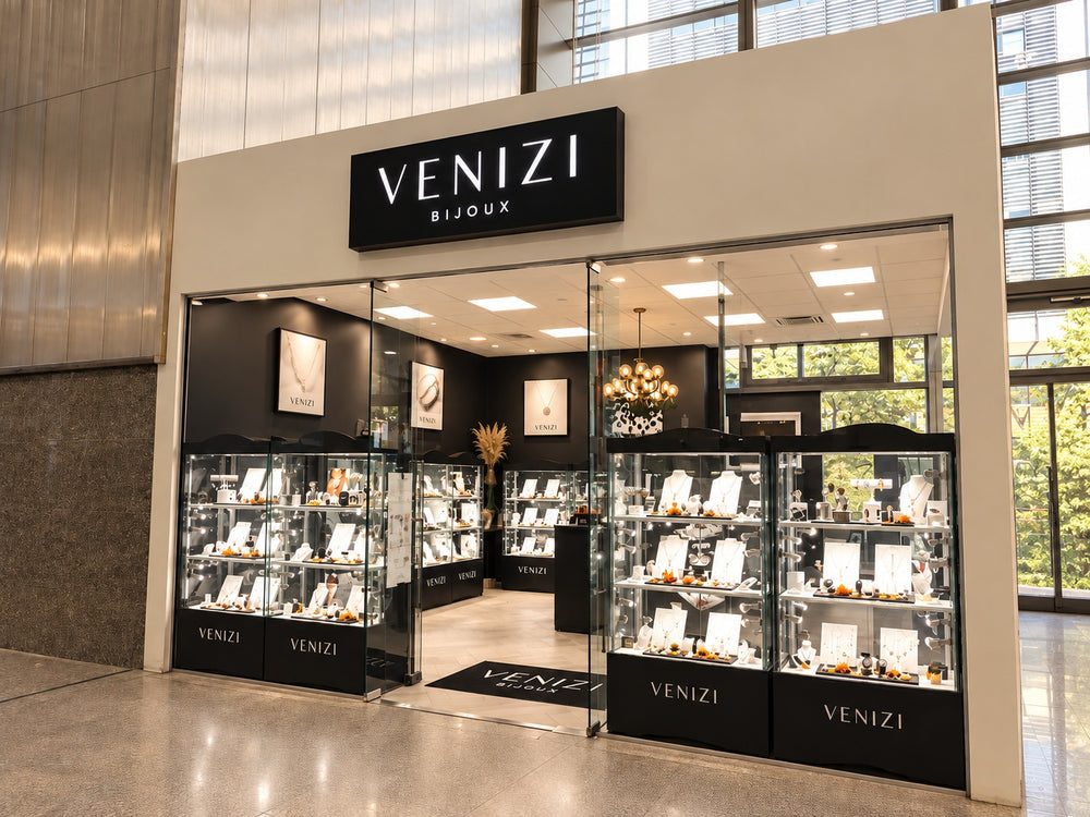 Façade extérieure de la bijouterie Venizi avenue Fonsny à la gare de Bruxelles-Midi