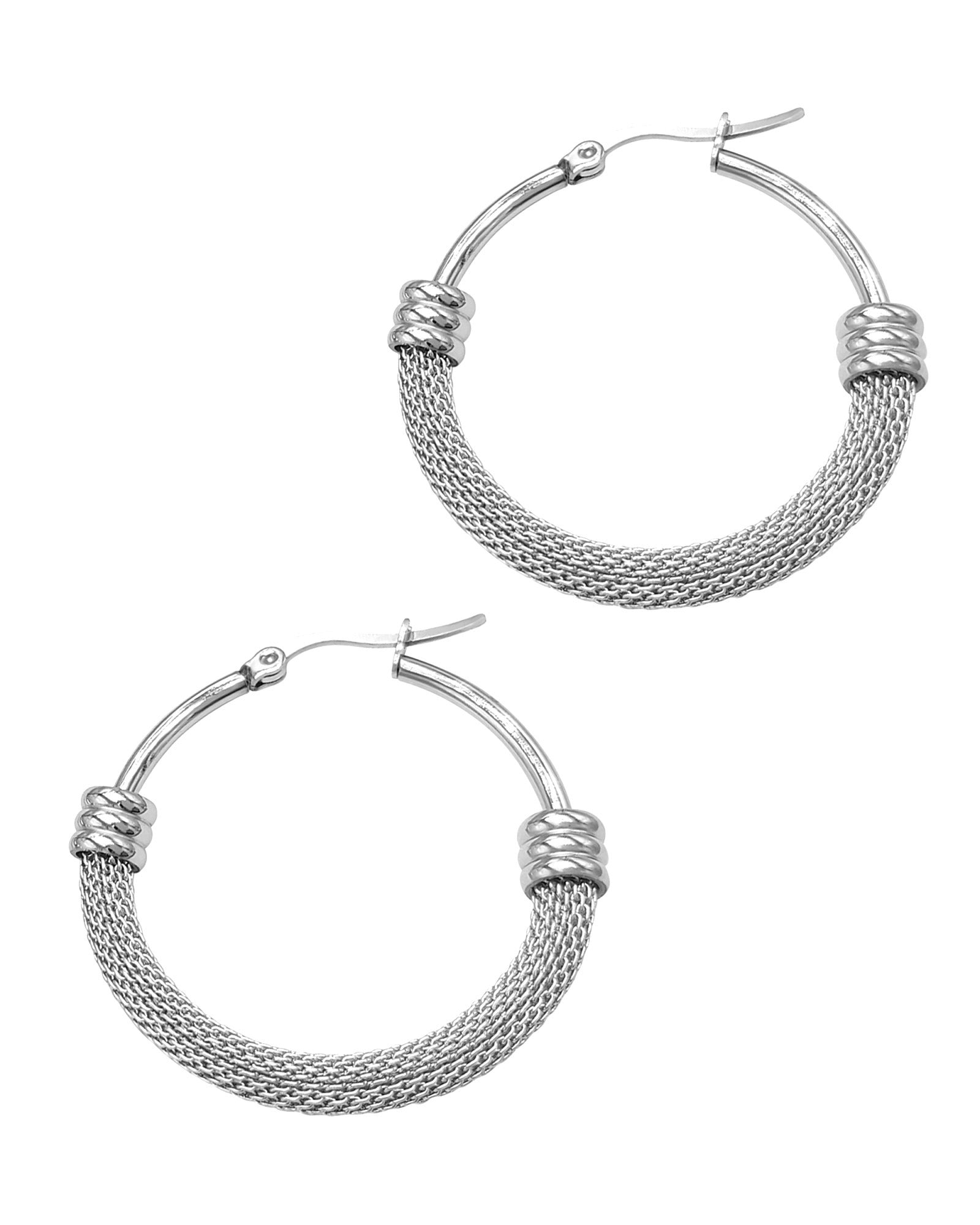 CREOLES EN ACIER AVEC RESILLE 3,5 CM