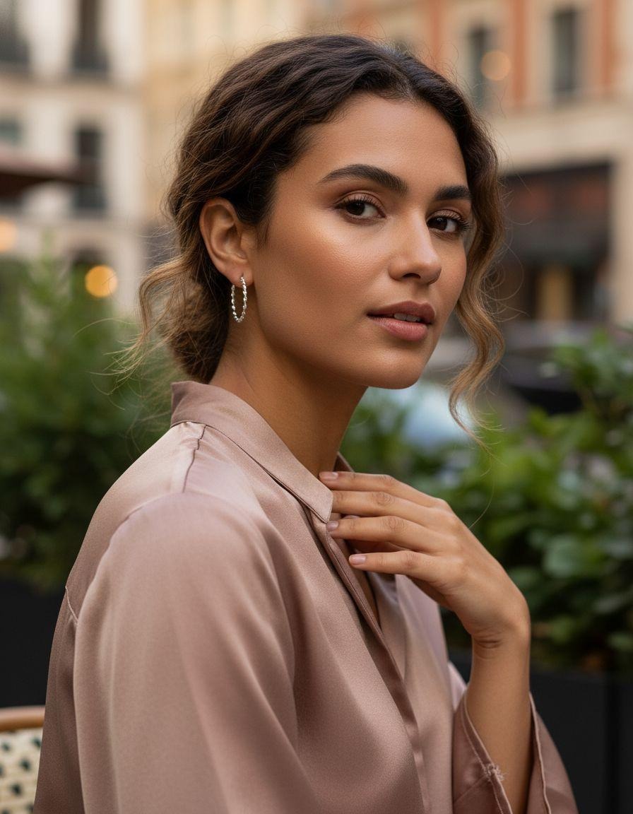 CREOLES TORSADEES EN ACIER 3 MM