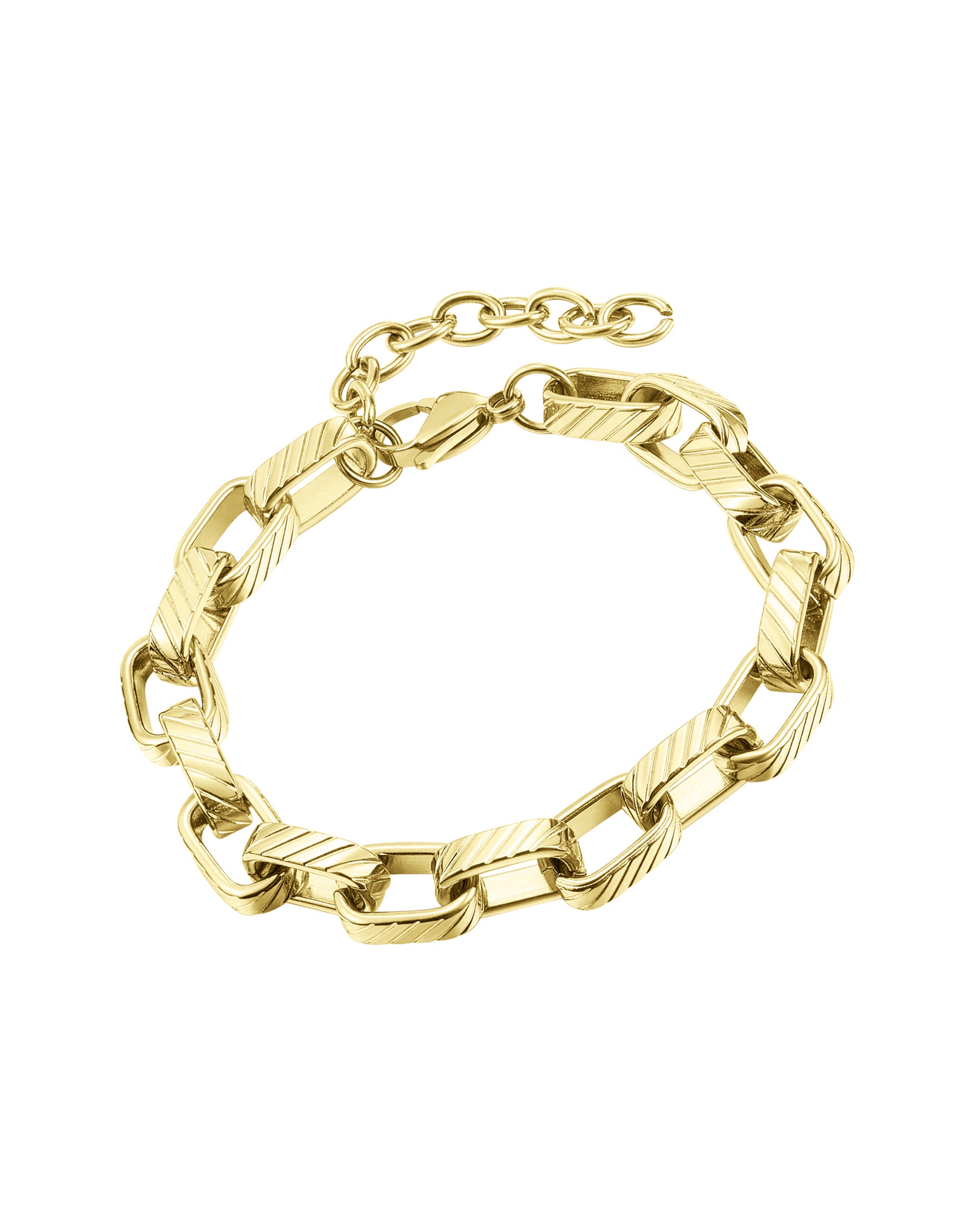 Bracelet Maille Marine En Acier Inoxydable Doré - Style Bohème - Neuf Avec étiquettes