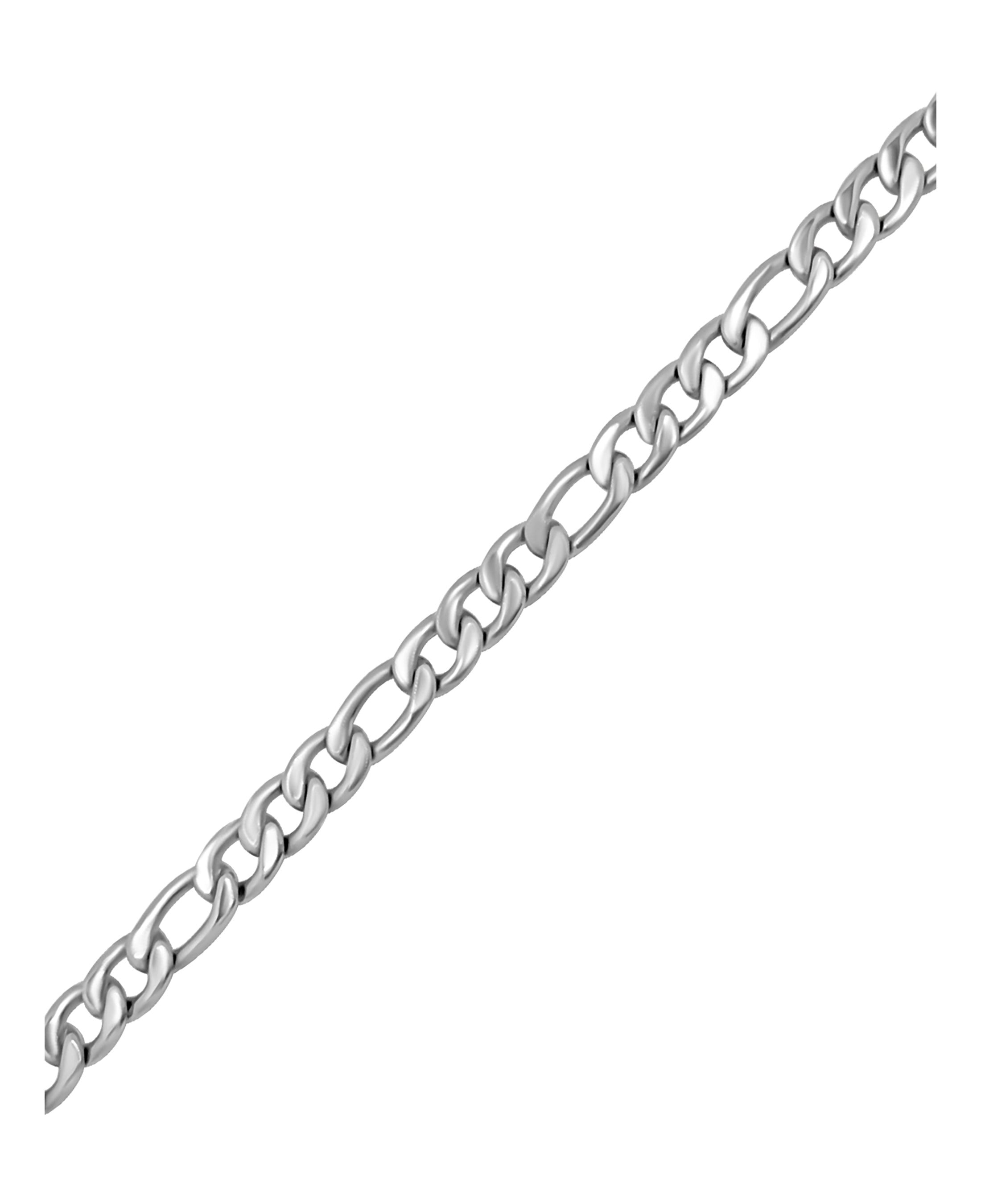 BRACELET EN ACIER MAILLE FIGARO 8,3MM
