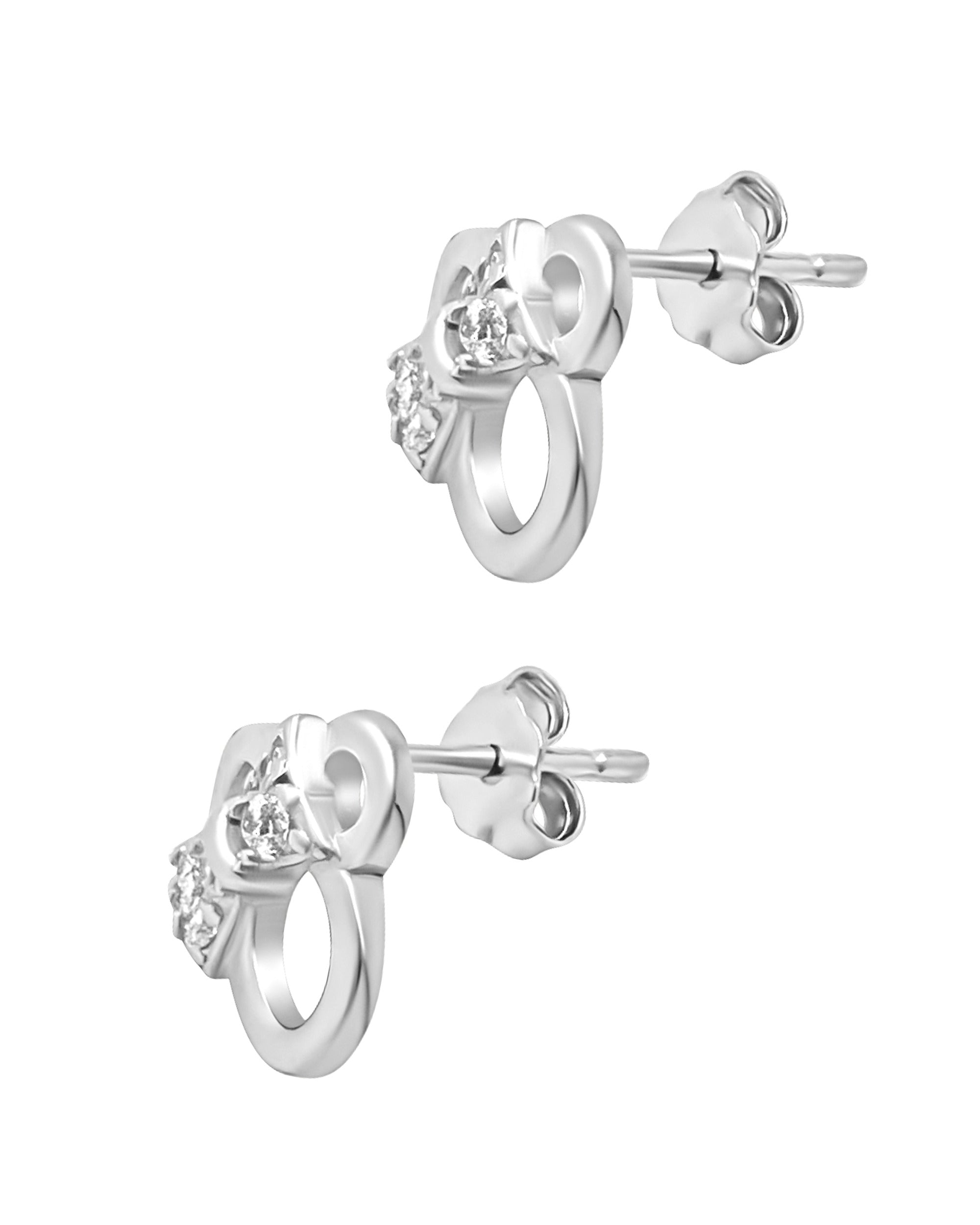 BOUCLES D'OREILLES ENFANT EN ARGENT MINNIE MOUSE