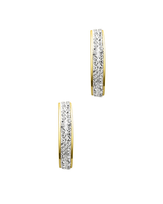 Creools van goudstaal met strass