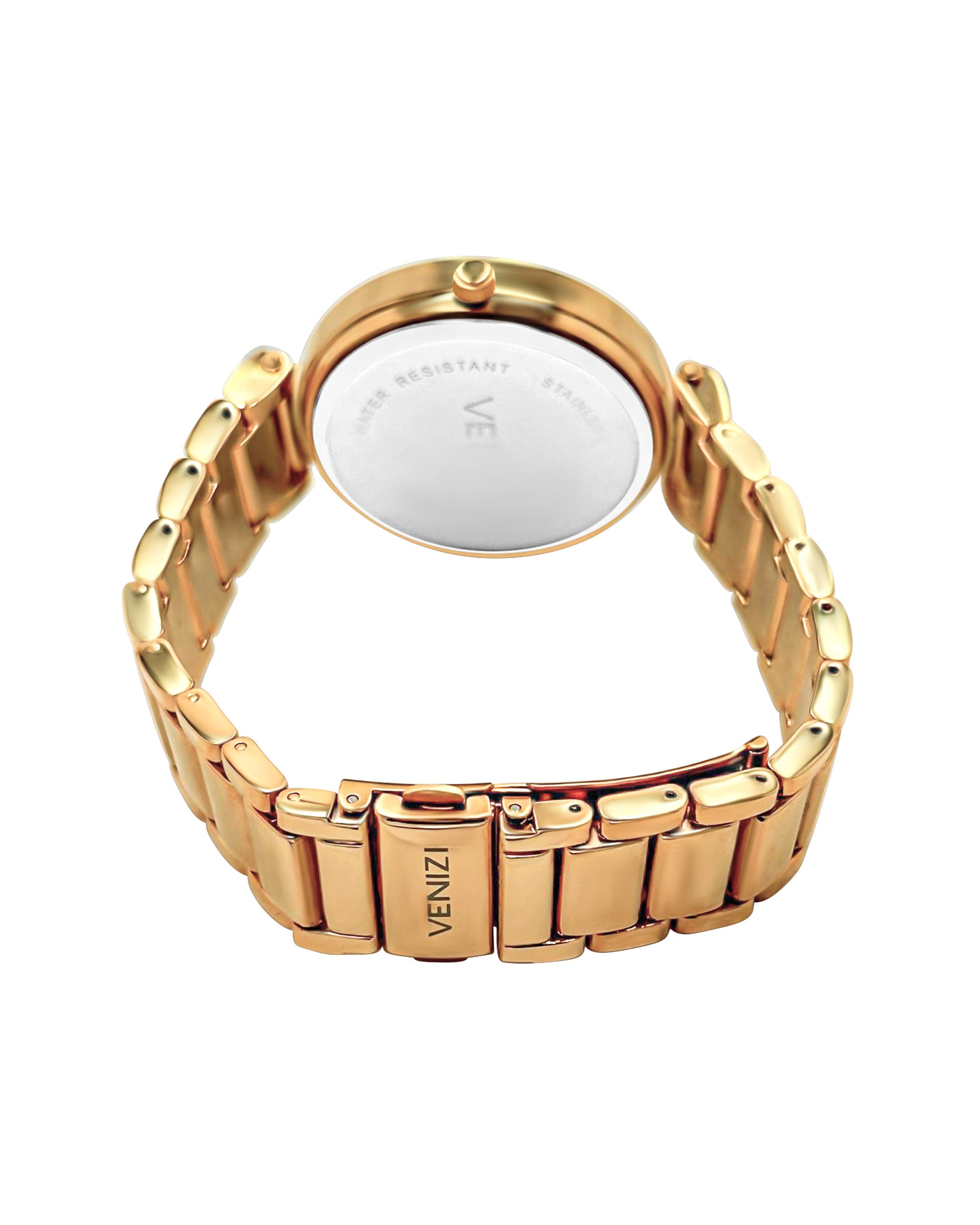 Montre Venizi dorée avec strass