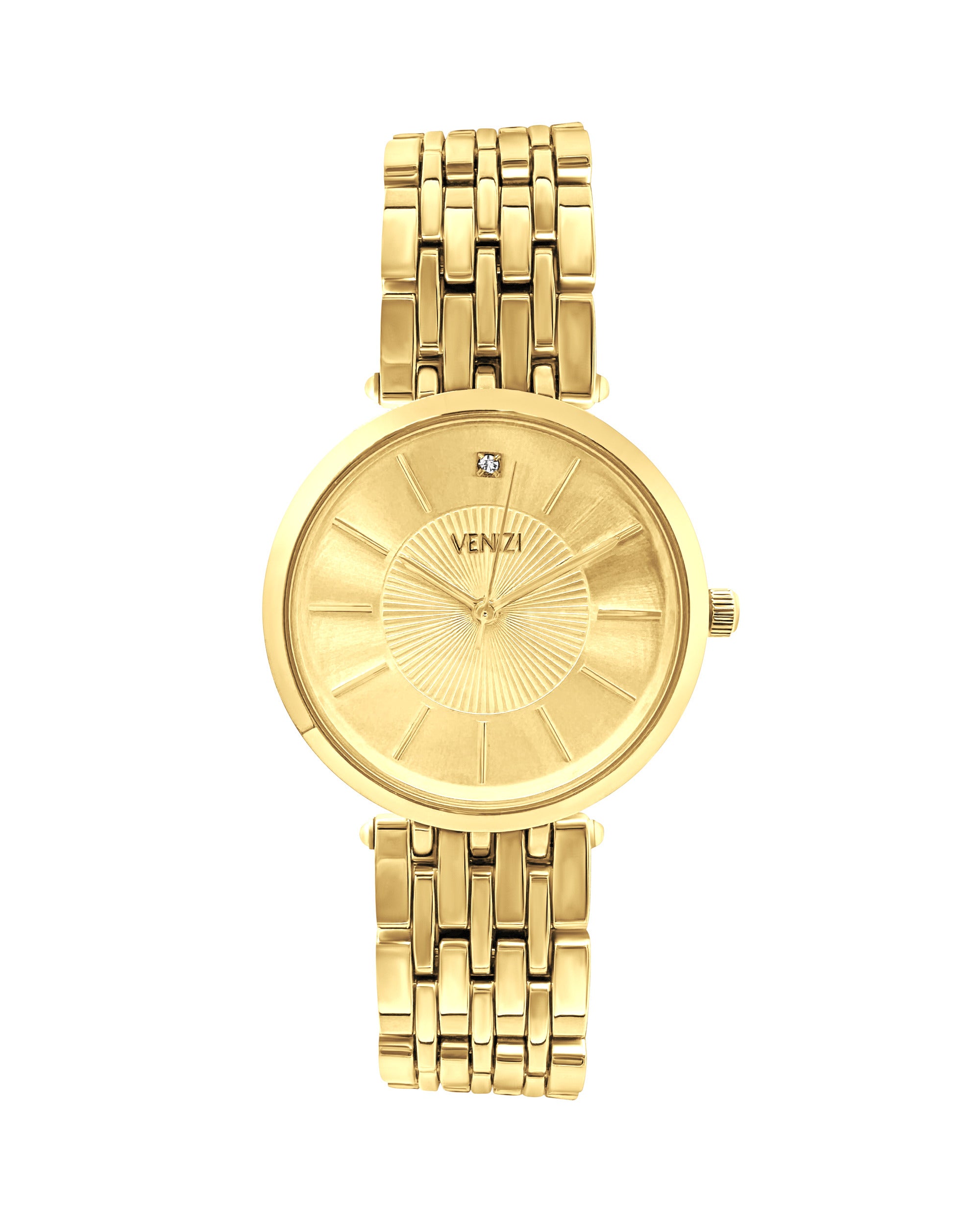 Montre Venizi dorée avec cadran doré