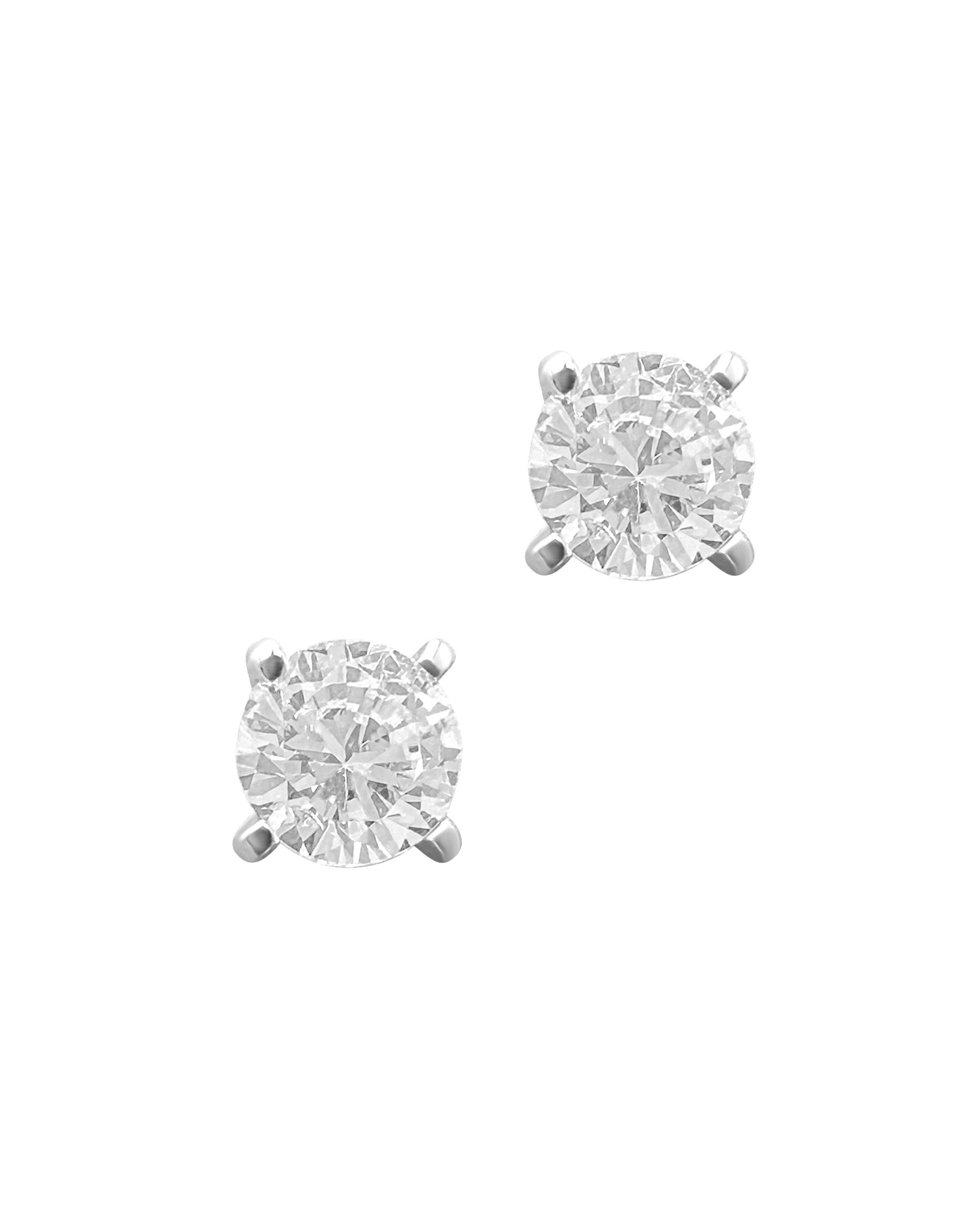 BOUCLES D'OREILLES EN ARGENT AVEC ZIRCONIUM