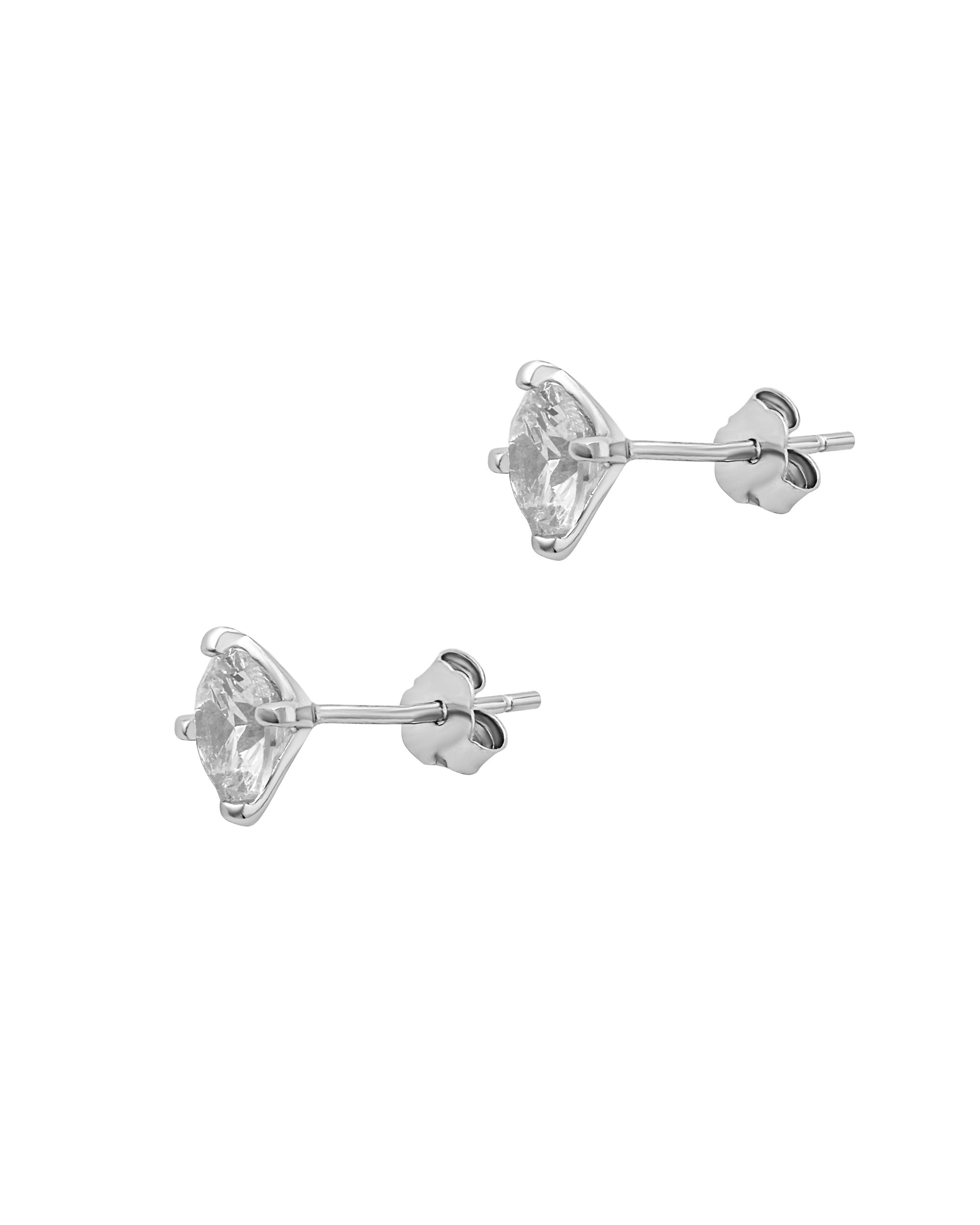 BOUCLES D'OREILLES EN ARGENT AVEC ZIRCONIUM