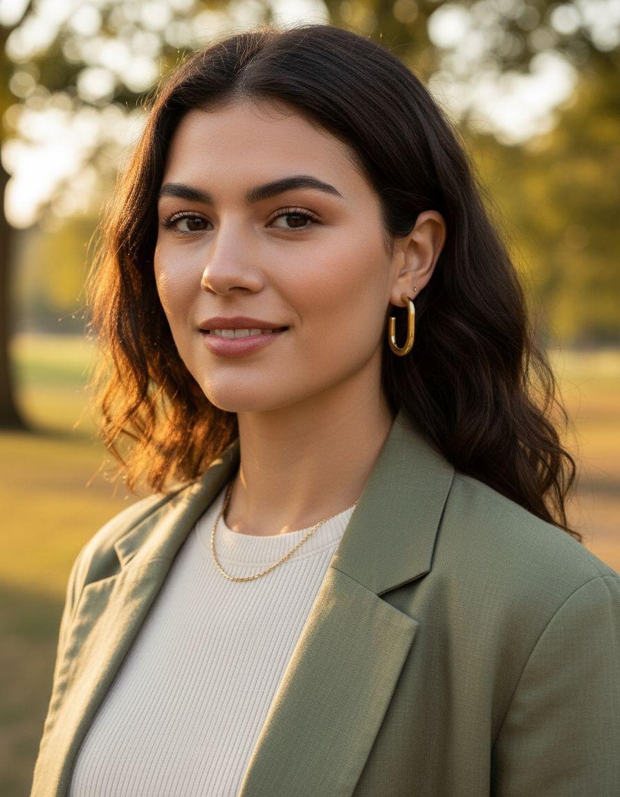 DEMI CREOLES EN ACIER DORE OVALE