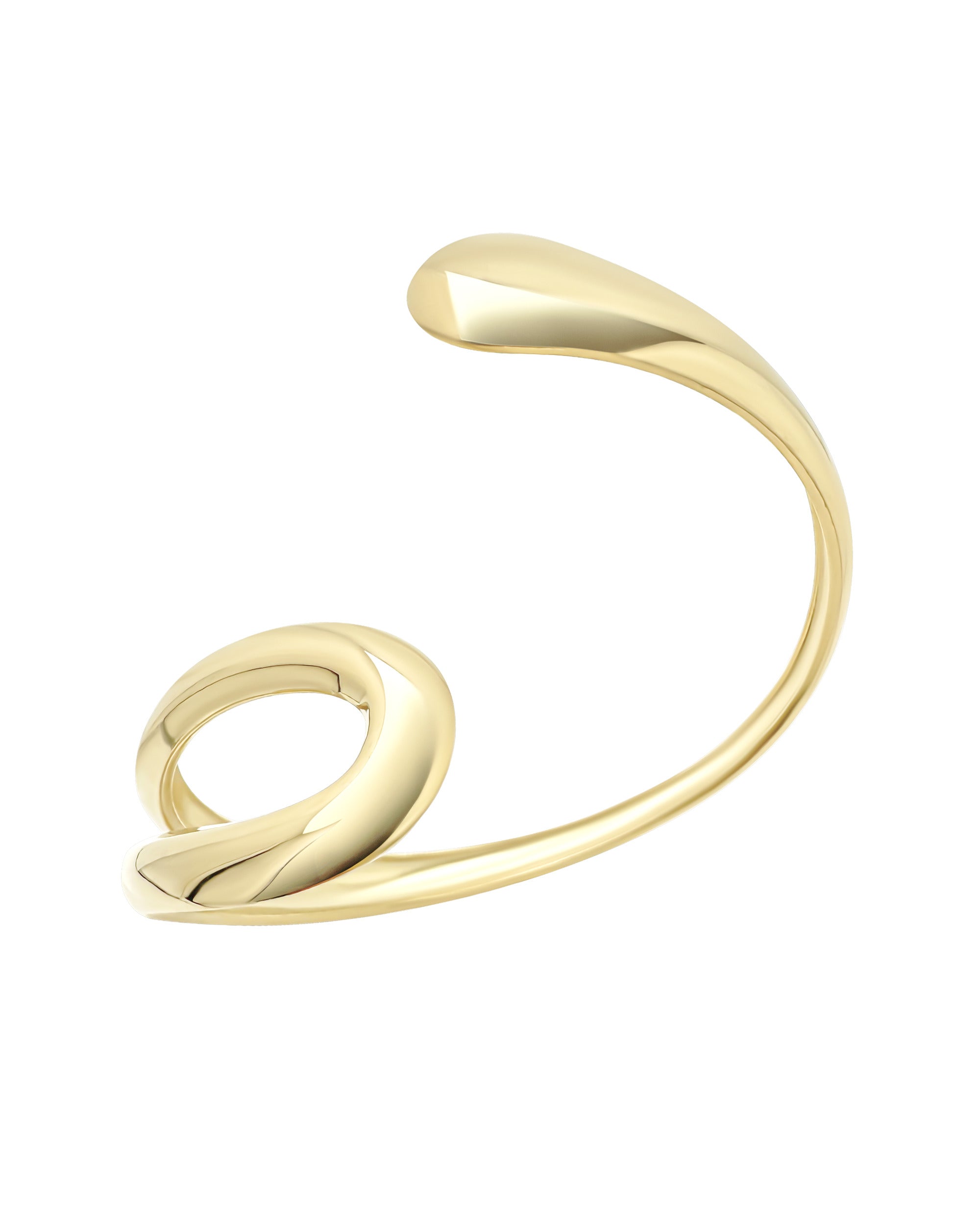 BRACELET EN ACIER DORE AVEC BOUCLE EVIDE