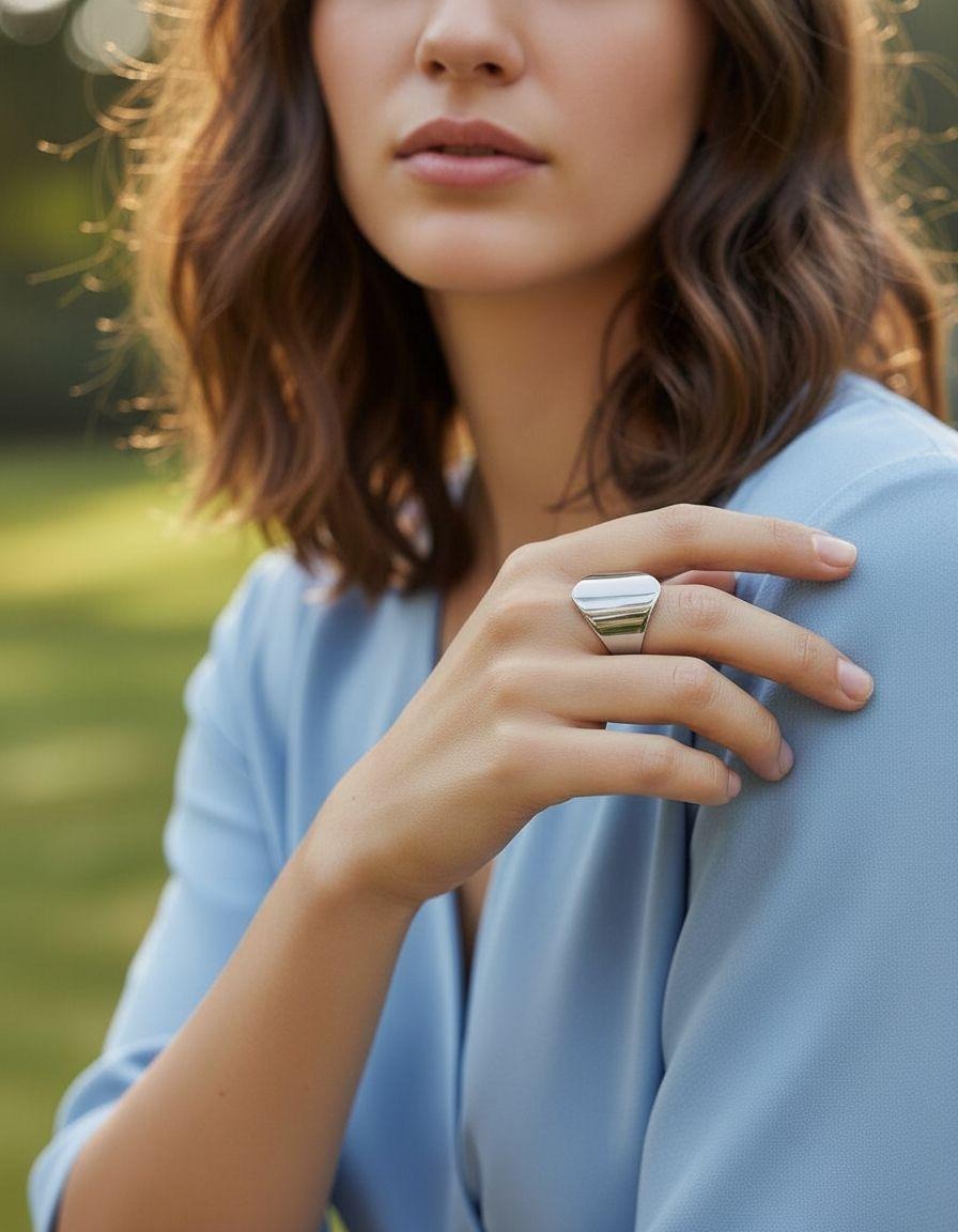 BAGUE DESIGN SCULPTURALE