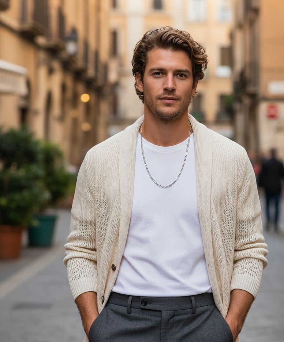 CHAINE EN ACIER MAILLE FIGARO 5 MM