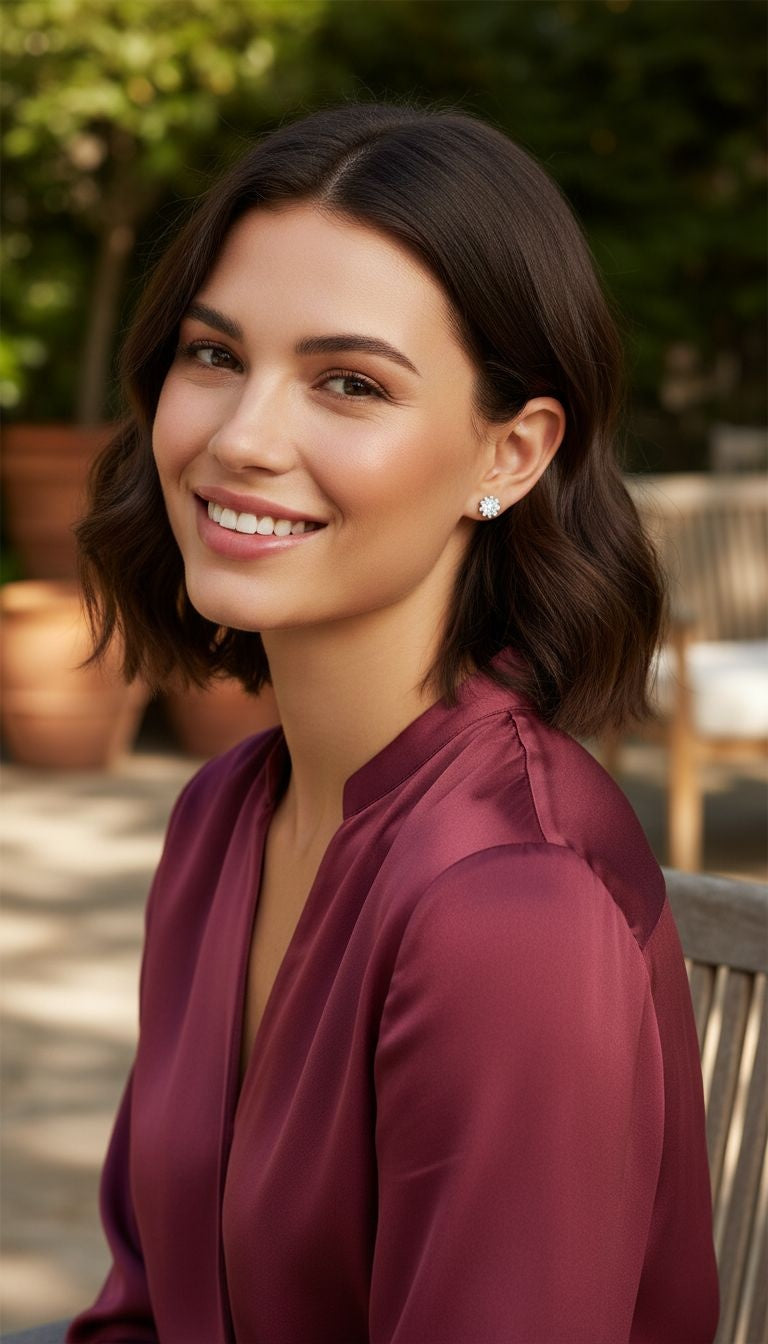 4 mm Solitaire Zilveren Oorbellen