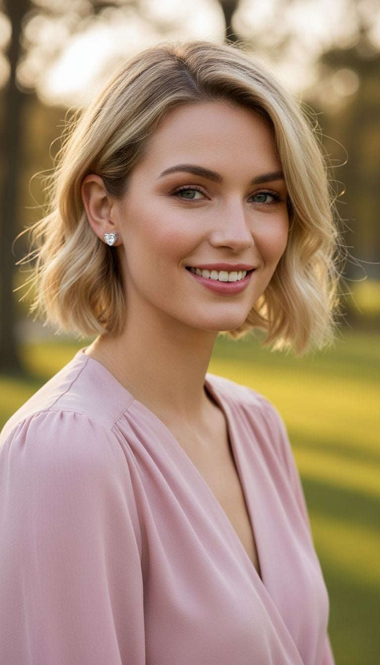 Zilveren solitaire hart oorbellen