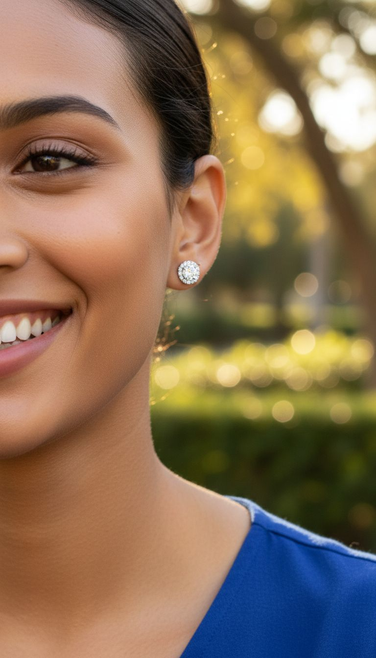 SOLITAIRE ZILVEREN EN STENEN OORBELLEN