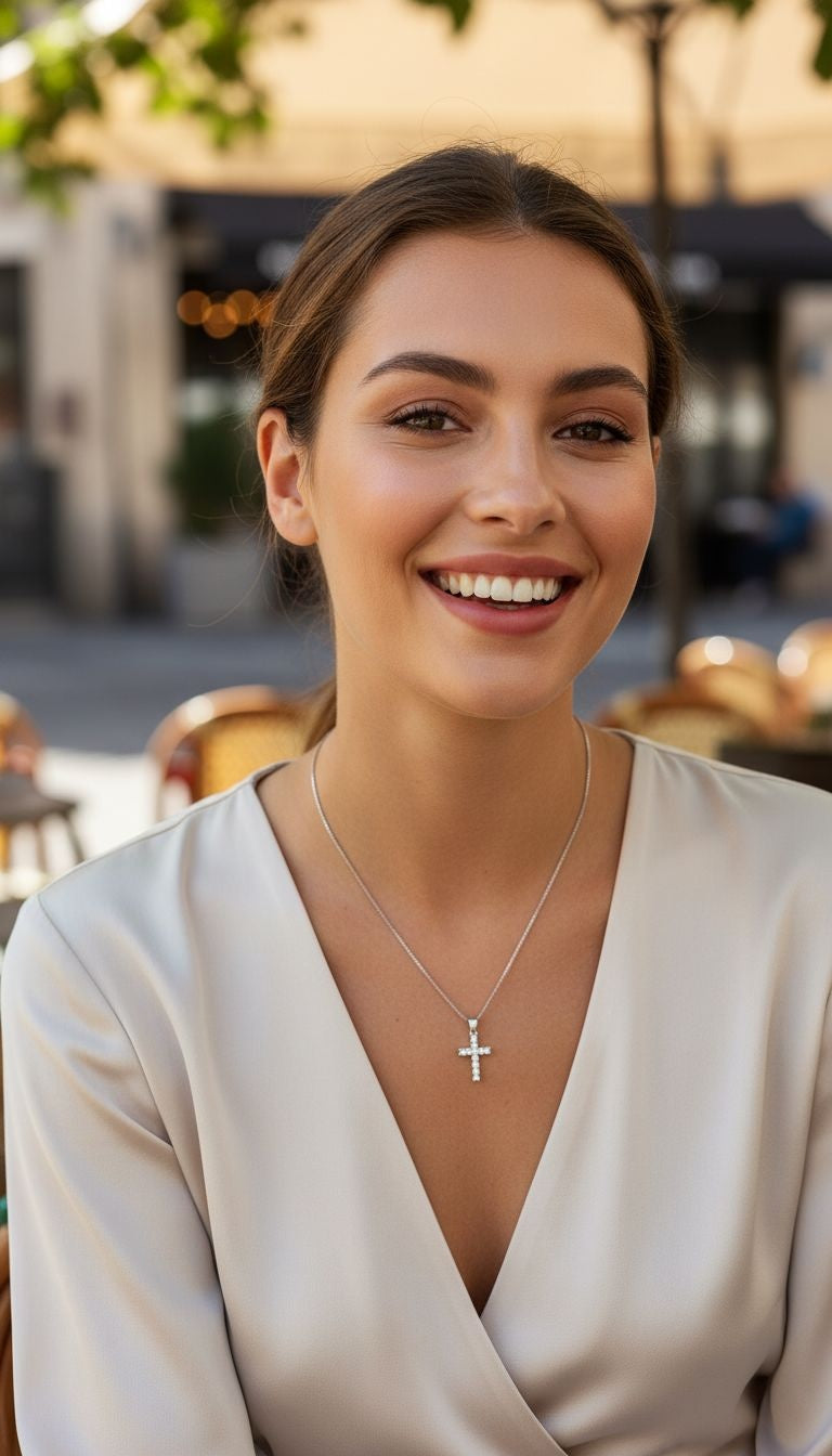 ZILVEREN KETTING KRUIS HANGER