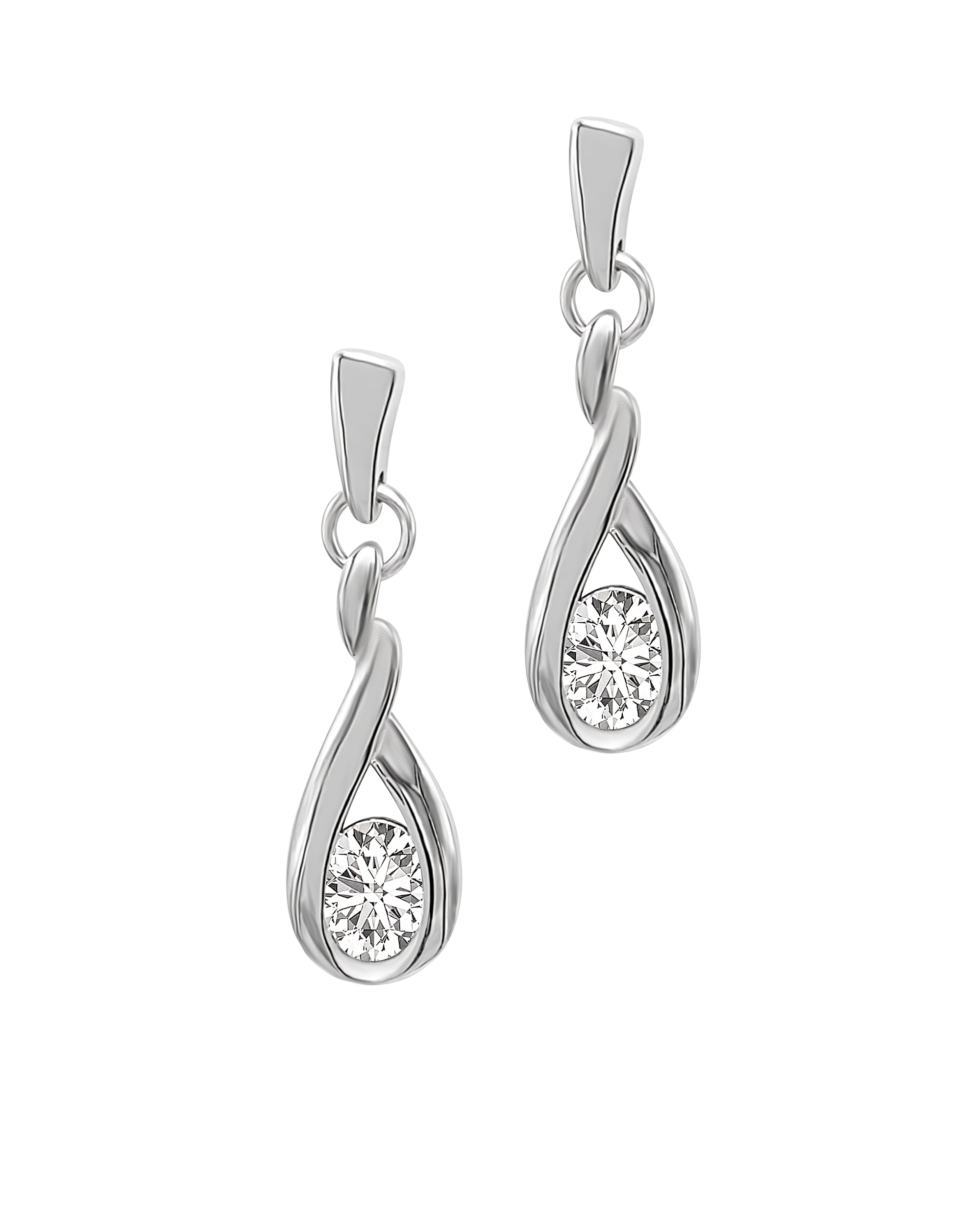 SILVER DROP EARRINGS