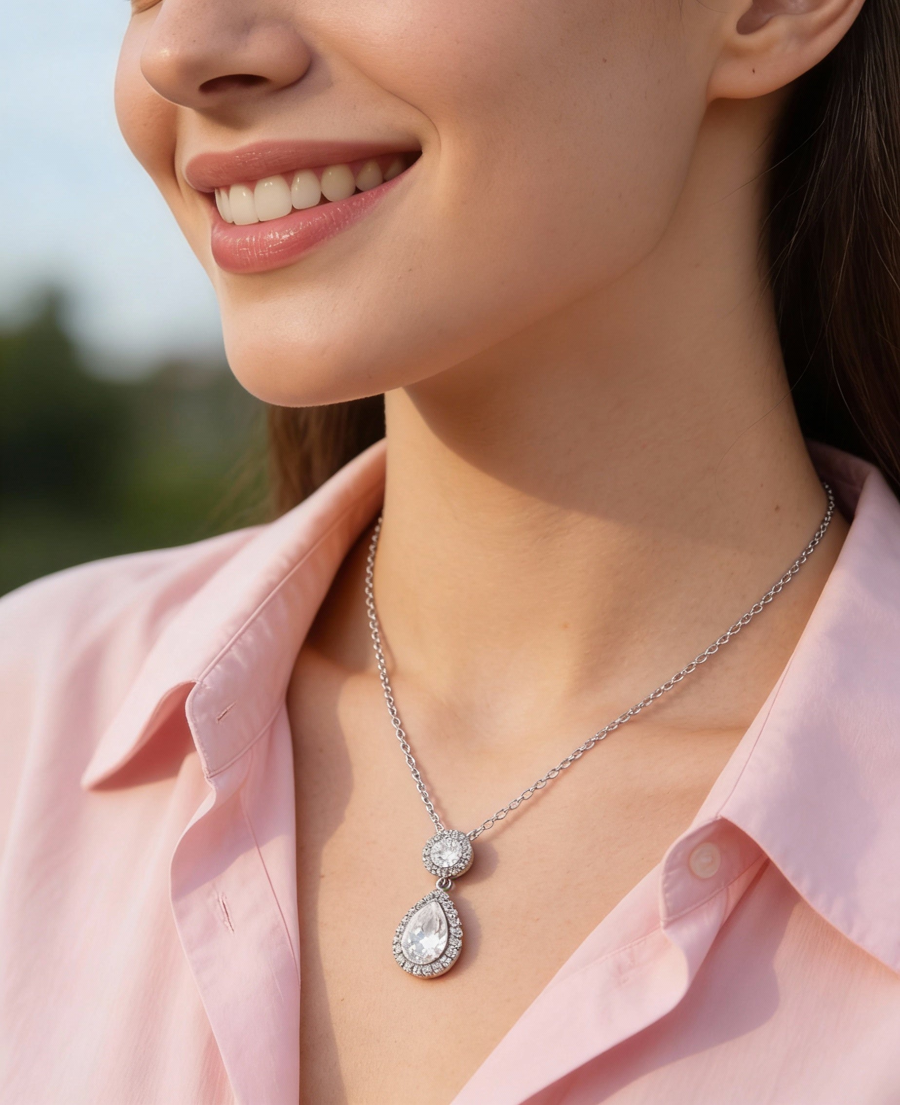 ZILVEREN KETTING MET HANGER