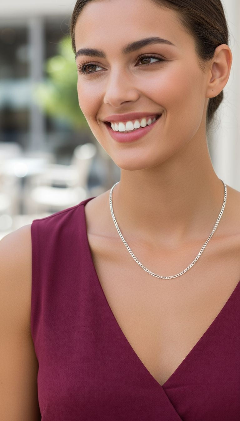 1,75 mm zilveren kinketting