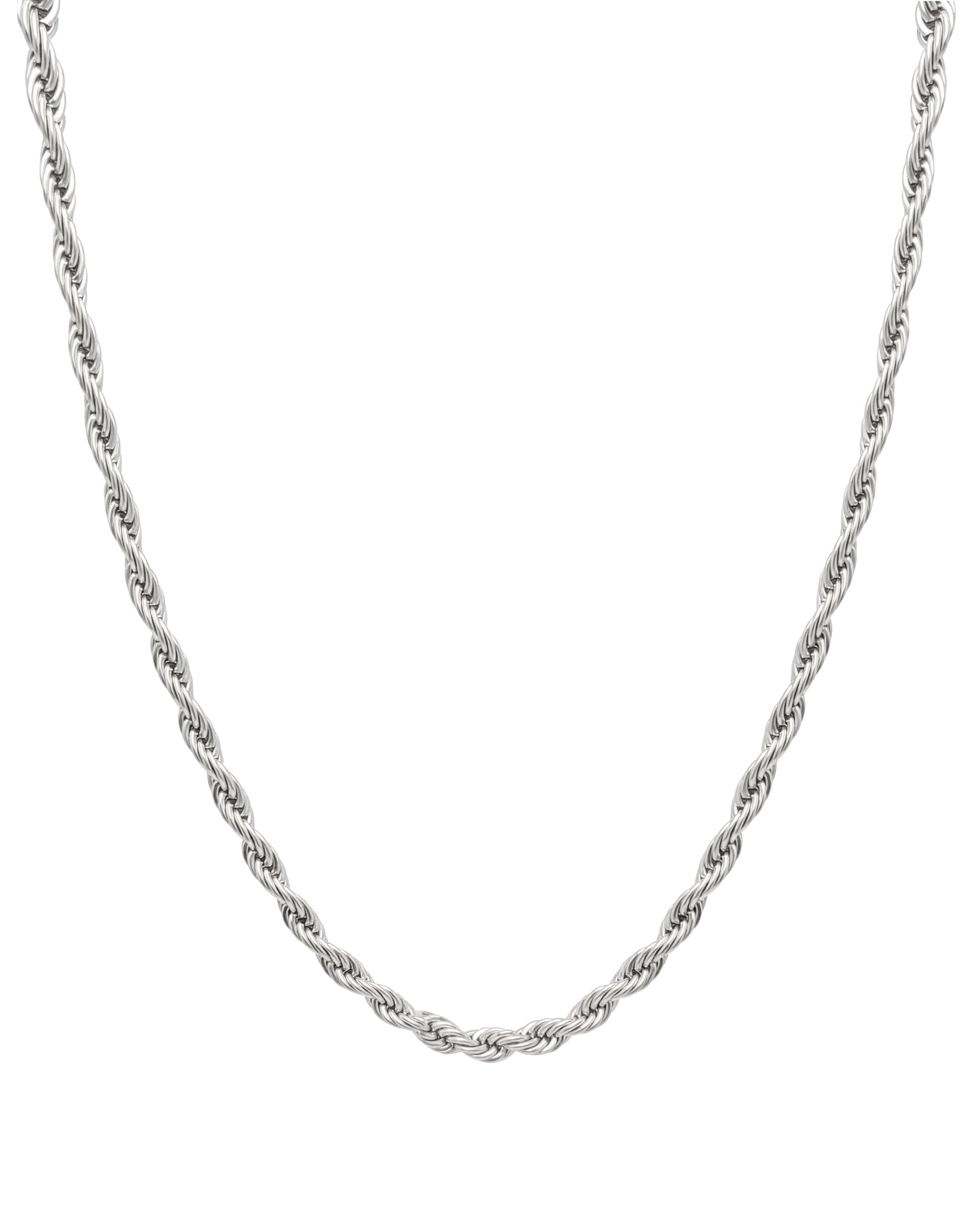 2 mm stalen ketting met gaas en touw