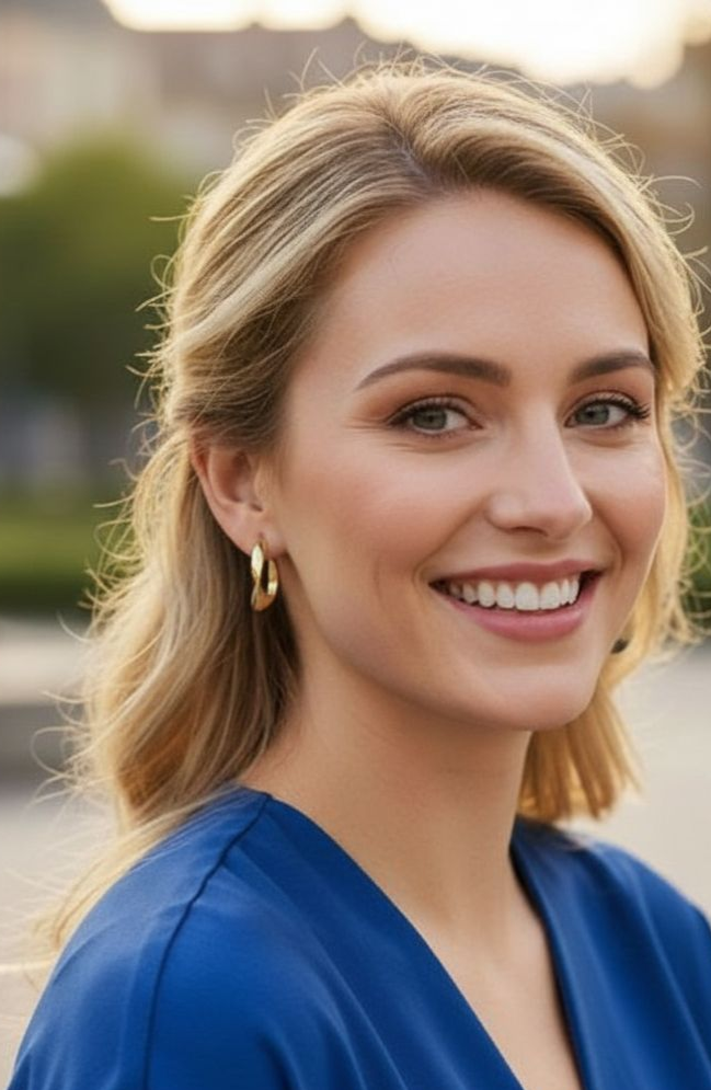 SCULPTURALE GOUDEN STALEN CREOOLEN