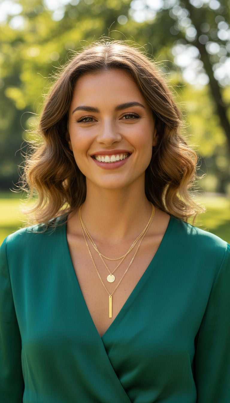 STALEN KETTING - DRIEVOUDIGE TIJDLOZE KLASSE