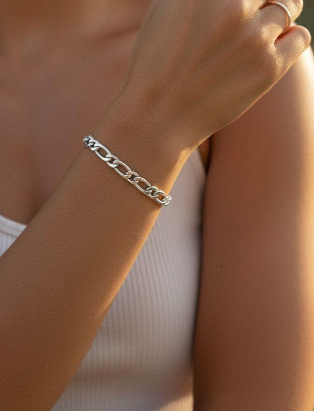 FIGARO MESH STALEN ARMBAND 8.3MM