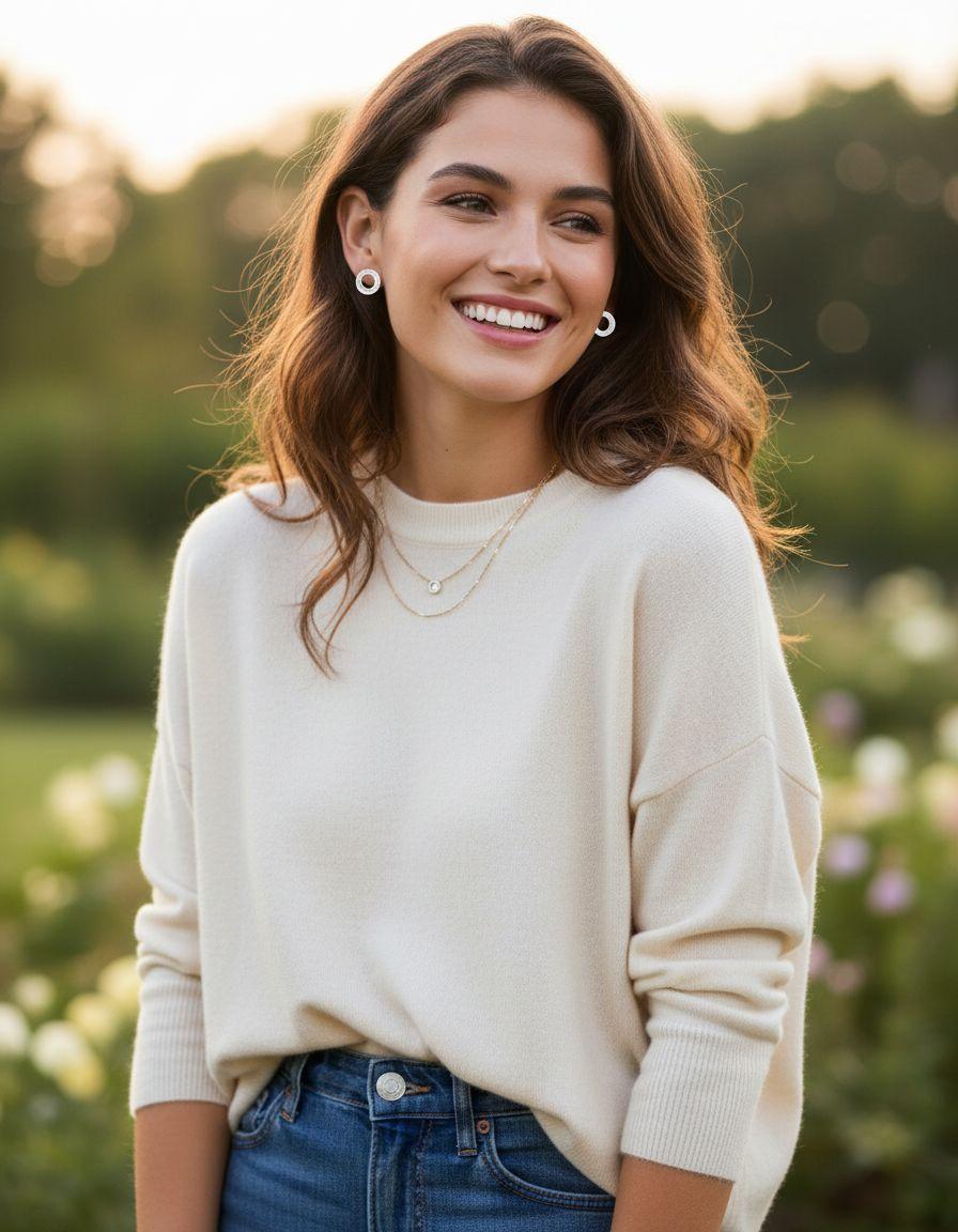 BOUCLES D'OREILLES EN ACIER CERCLE STRASS