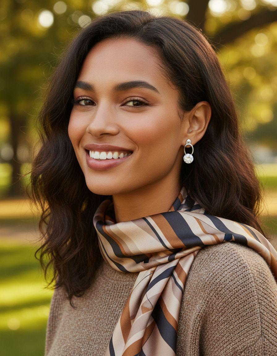 BOUCLES D'OREILLES EN ACIER CERCLE AVEC SOLITAIRE