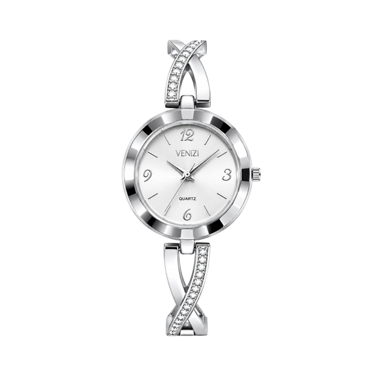 Montre argentée