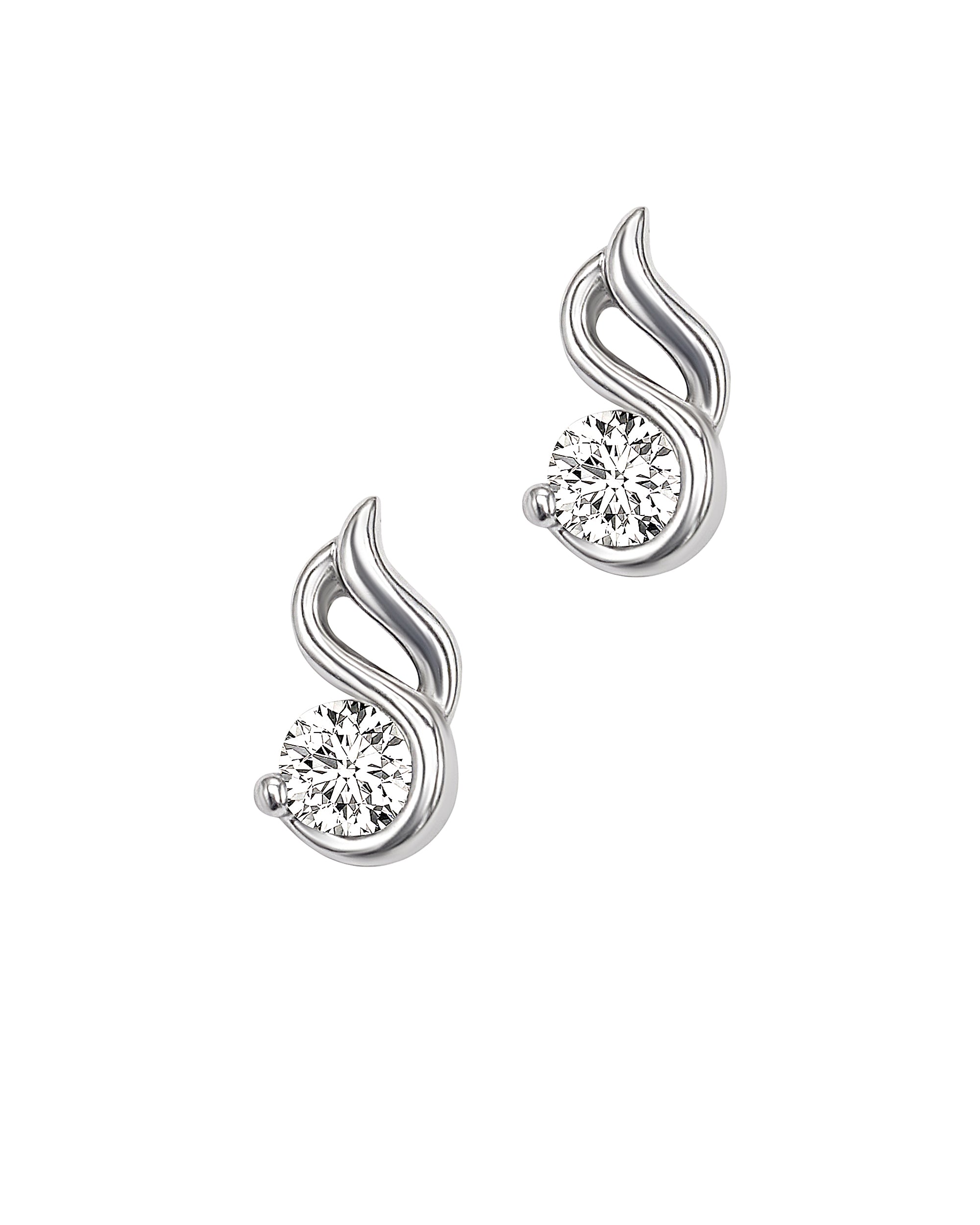 BOUCLES D'OREILLES EN ARGENT AVEC PIERRE