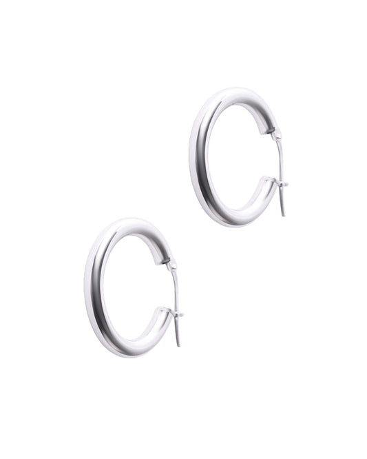 Créoles en argent 2 mm