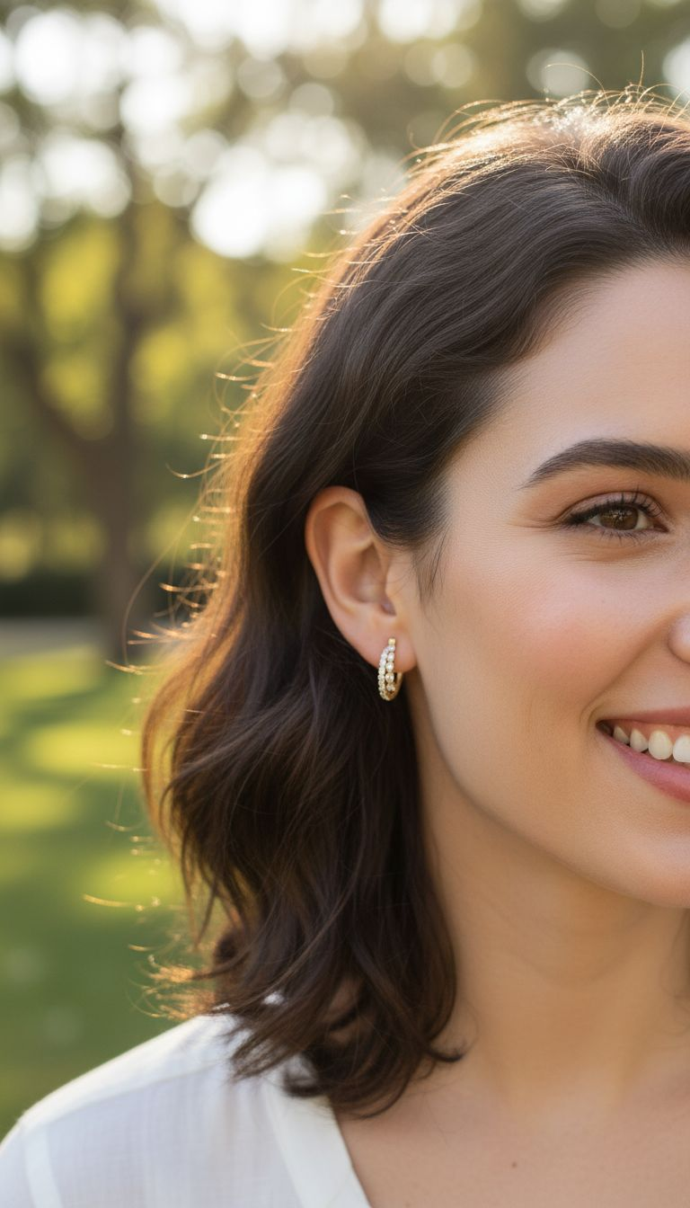 DUBBELE VERGULDE CREOOLS MET ZIRKONIUM