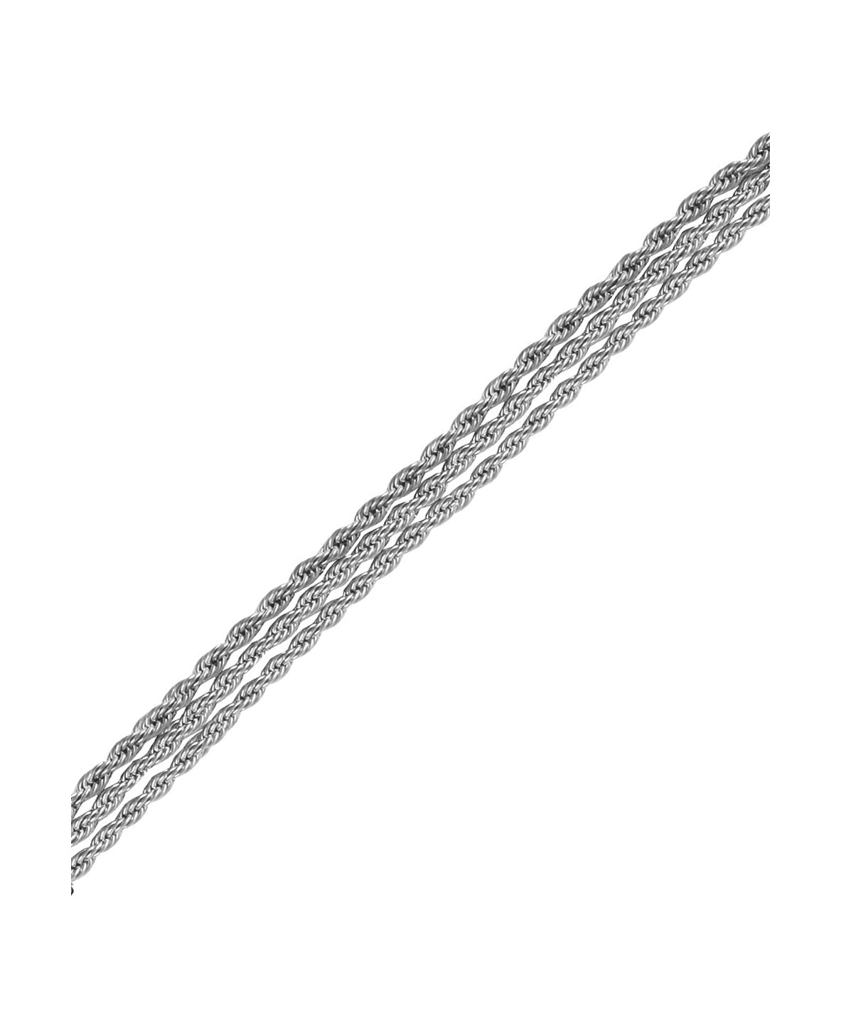 TRIPLE ROPE STEEL BRACELET