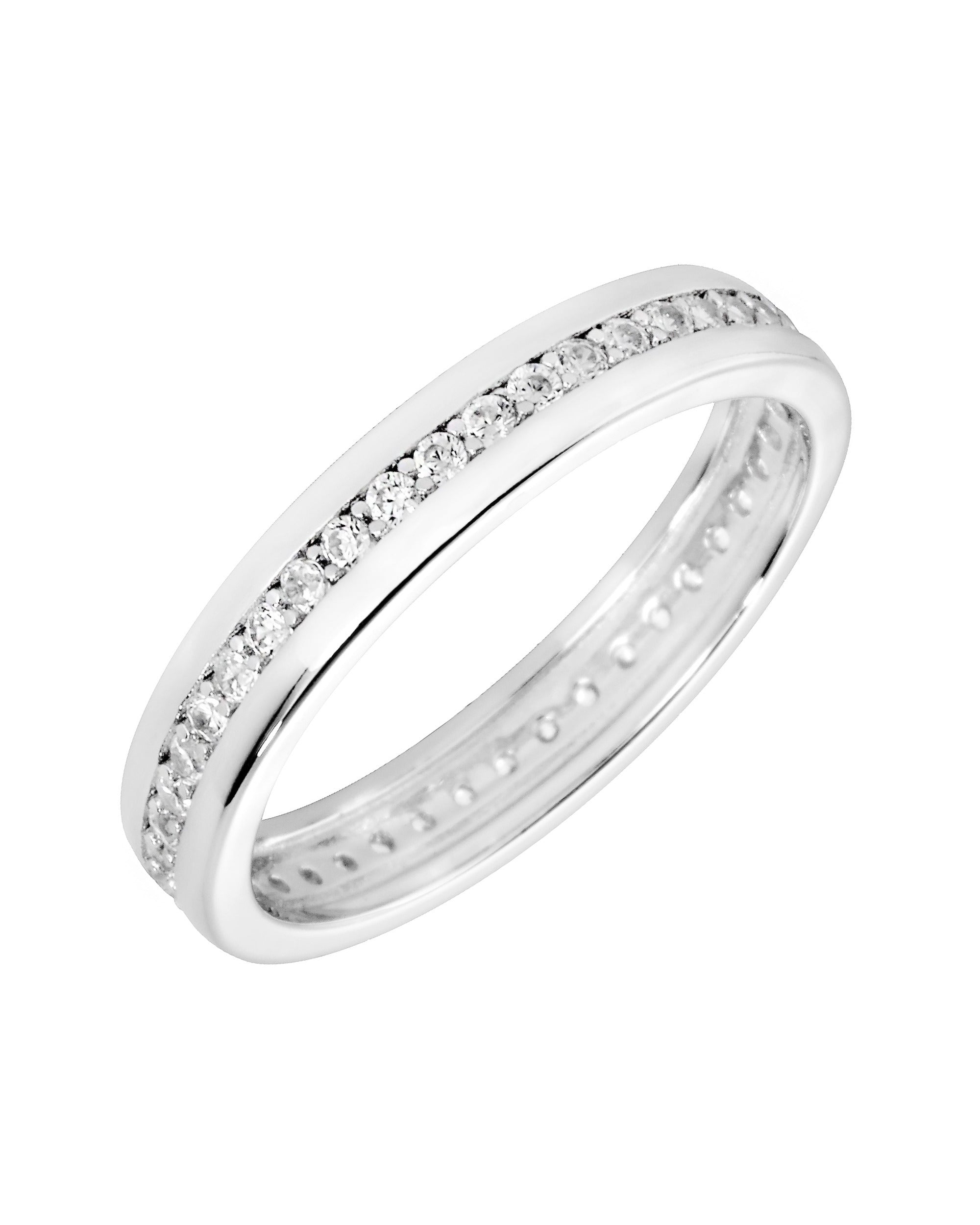 BAGUE EN ARGENT ALLIANCE AMERICAINE