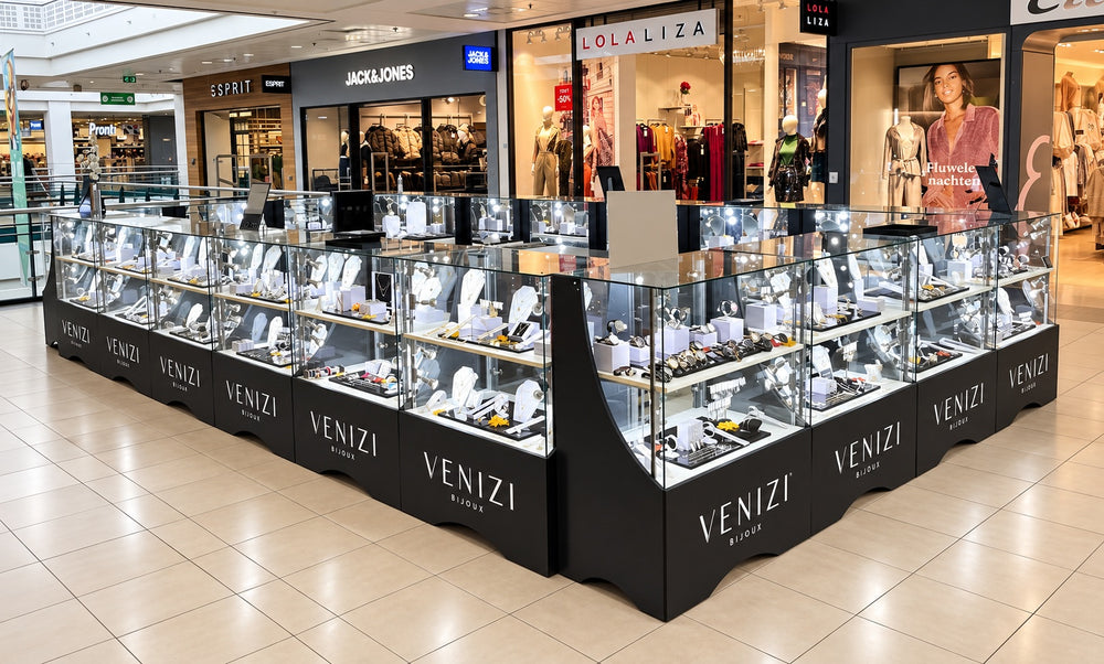 Façade extérieure de la bijouterie Venizi au Ring Shopping