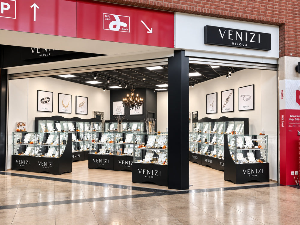 Façade extérieure de la bijouterie Venizi au Ninia Shopping