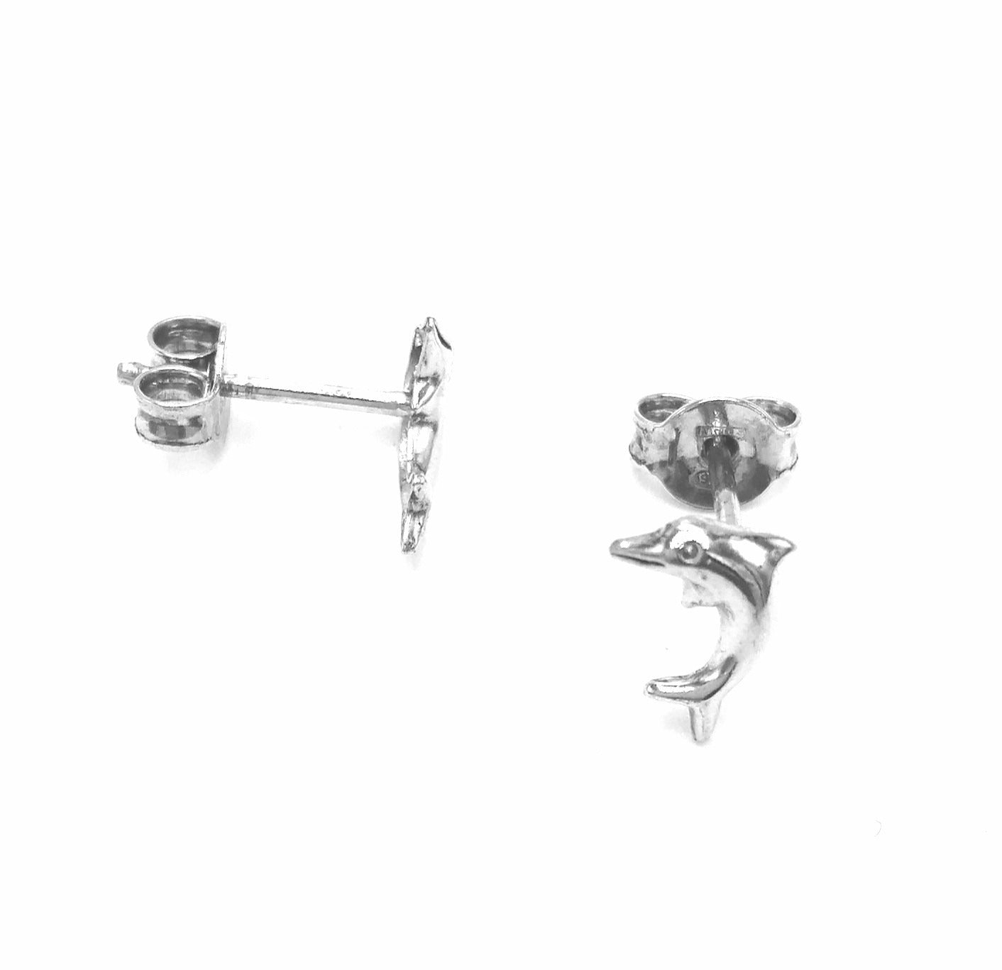 BOUCLES D'OREILLES EN ARGENT DAUPHIN