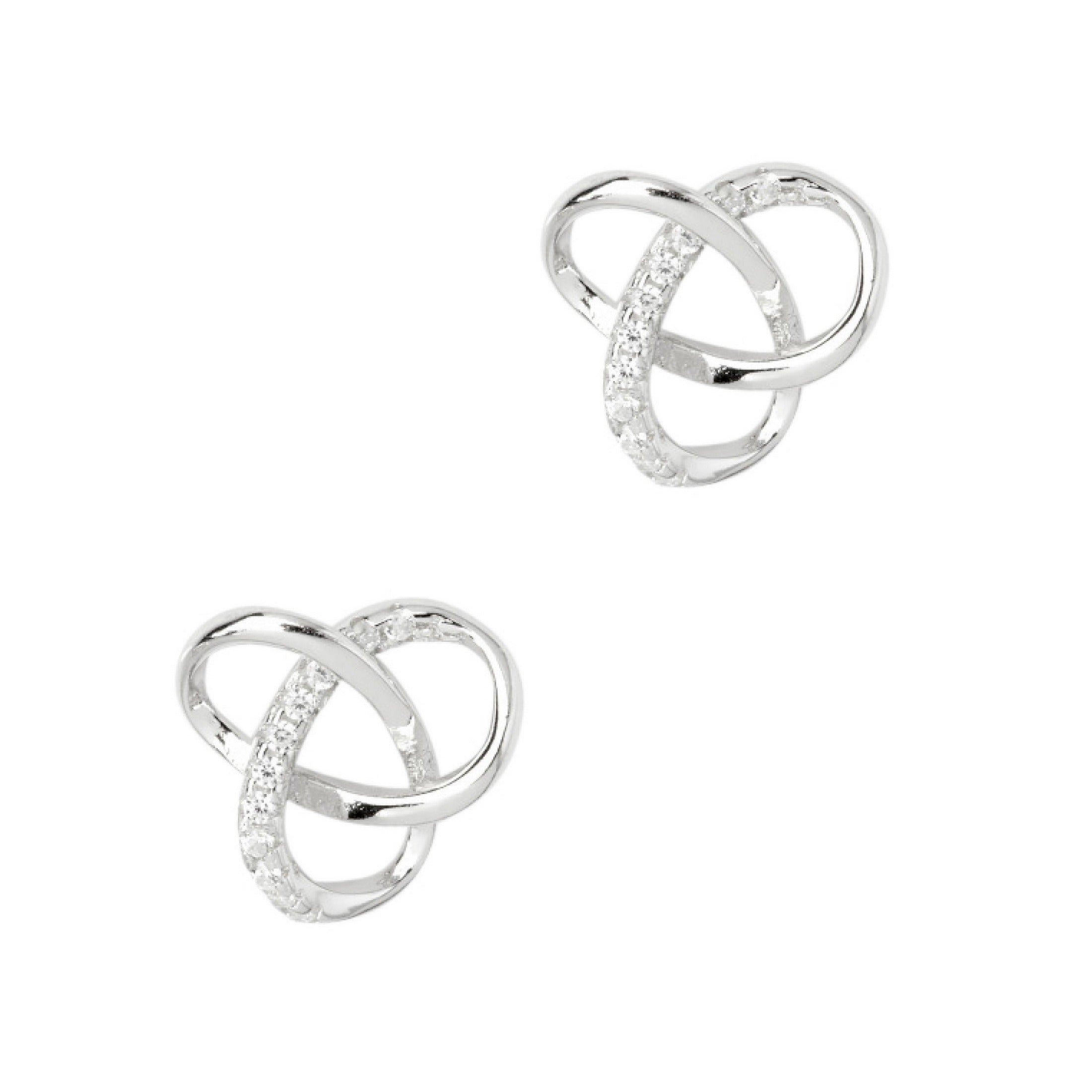 BOUCLES D'OREILLES EN ARGENT ELLIPSE