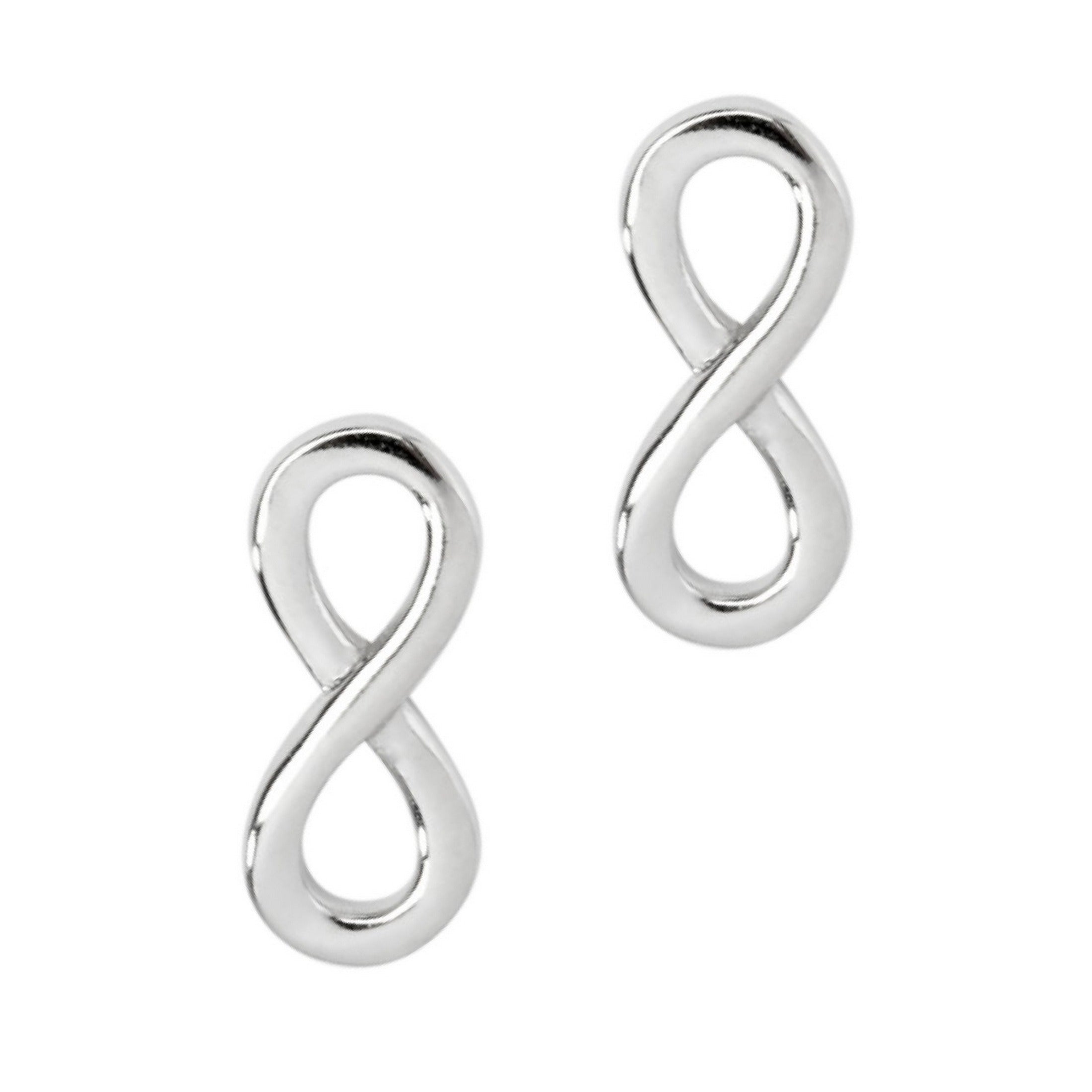 BOUCLES D'OREILLES EN ARGENT INFINI