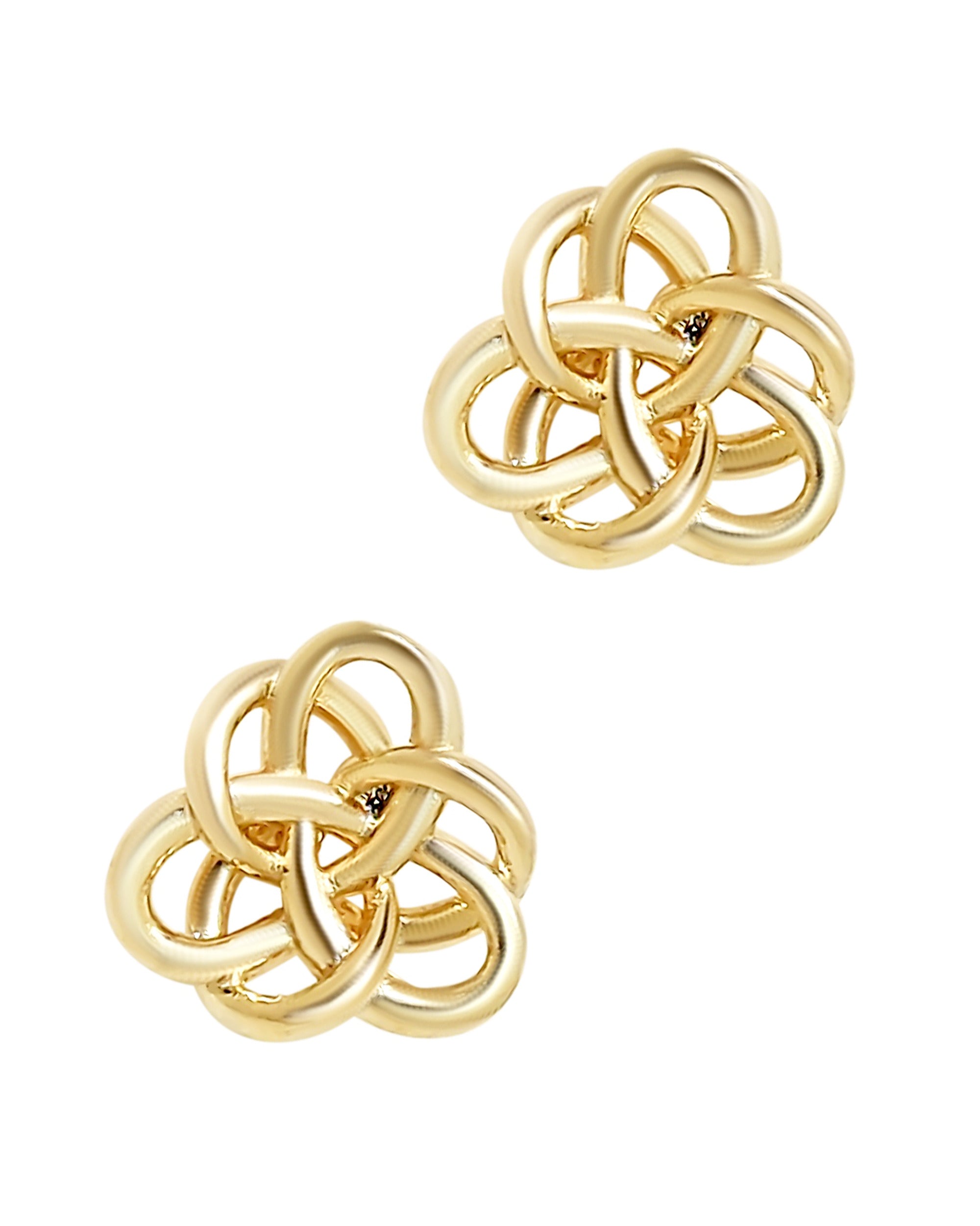 Boucles d'oreilles en plaqué or 18 KT motif fantaisie