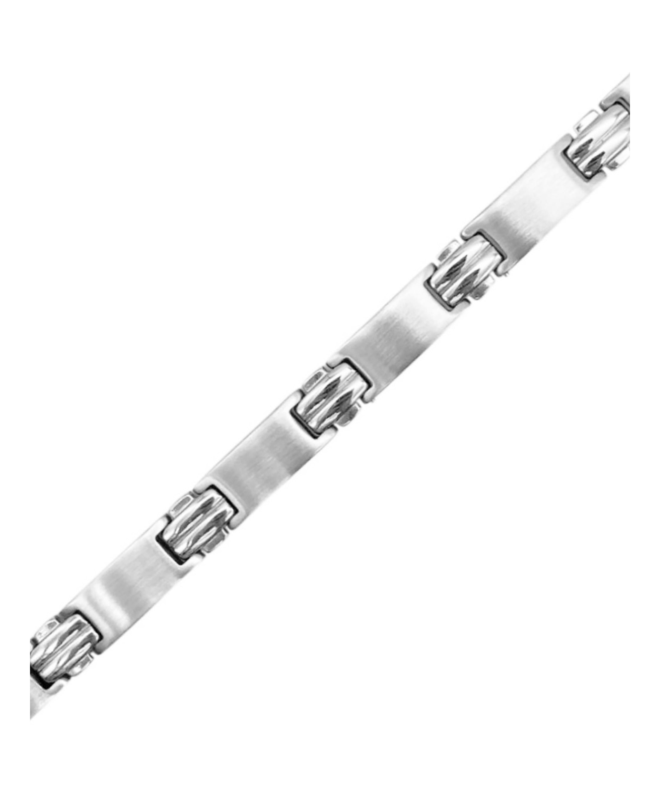 Bracelet articulé en acier massif