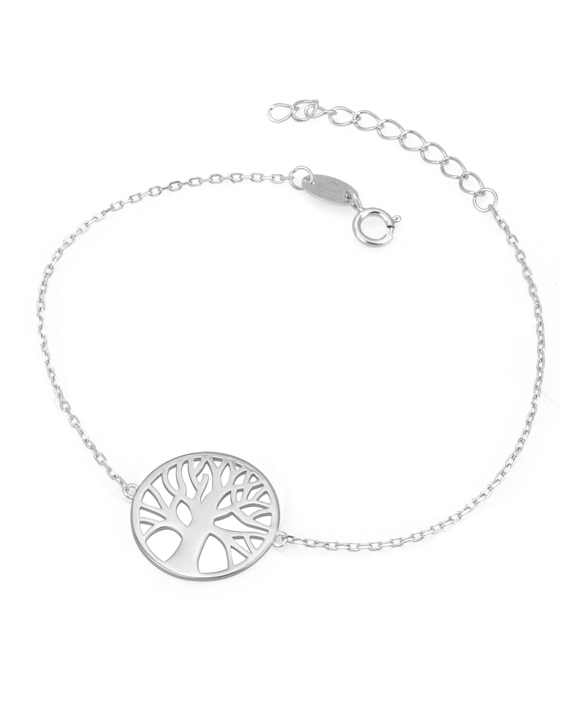Bracelet en argent pour femme avec symbole Arbre de Vie
