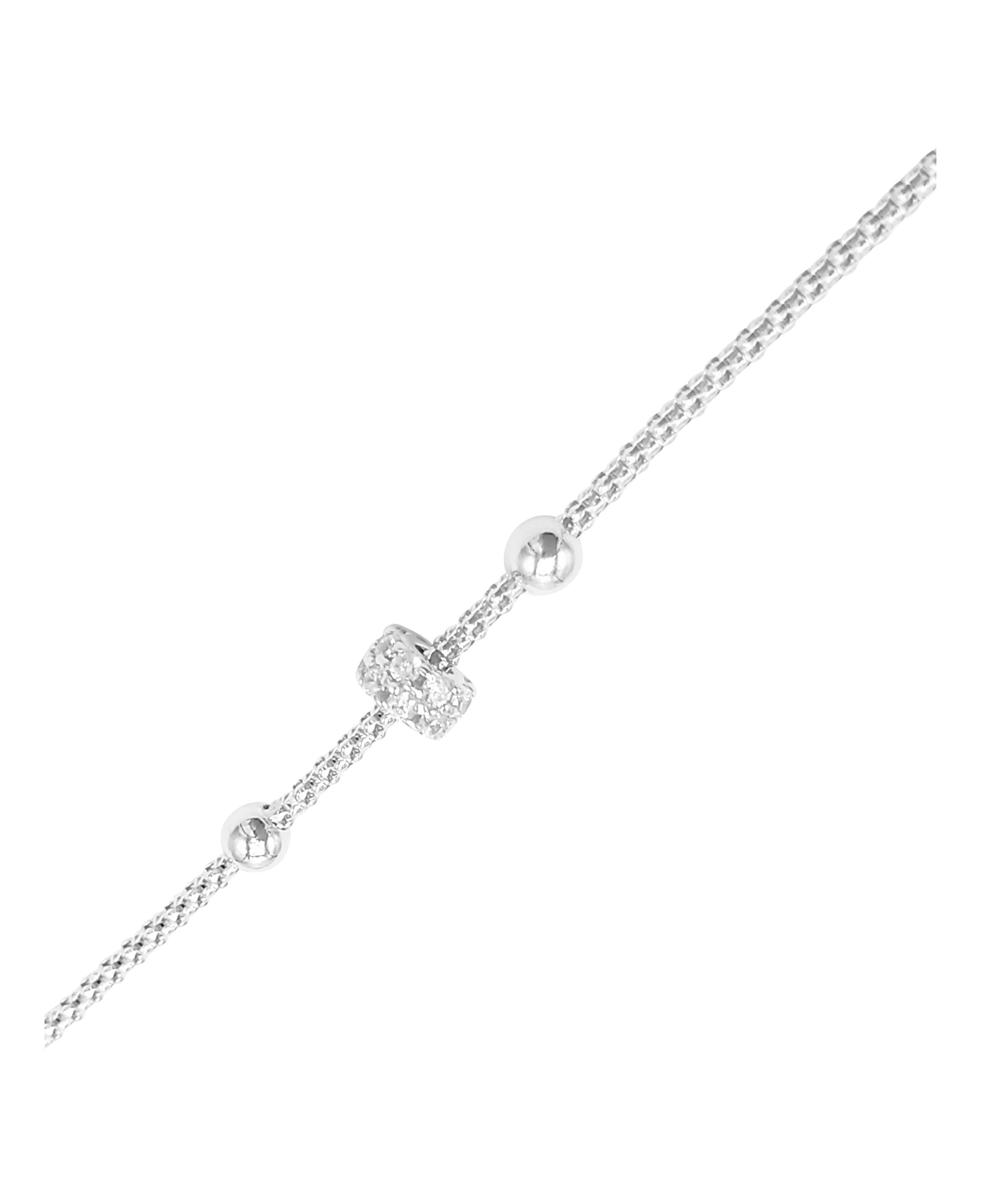 VENIZI | Bracelet en argent massif trollbead avec pierres 