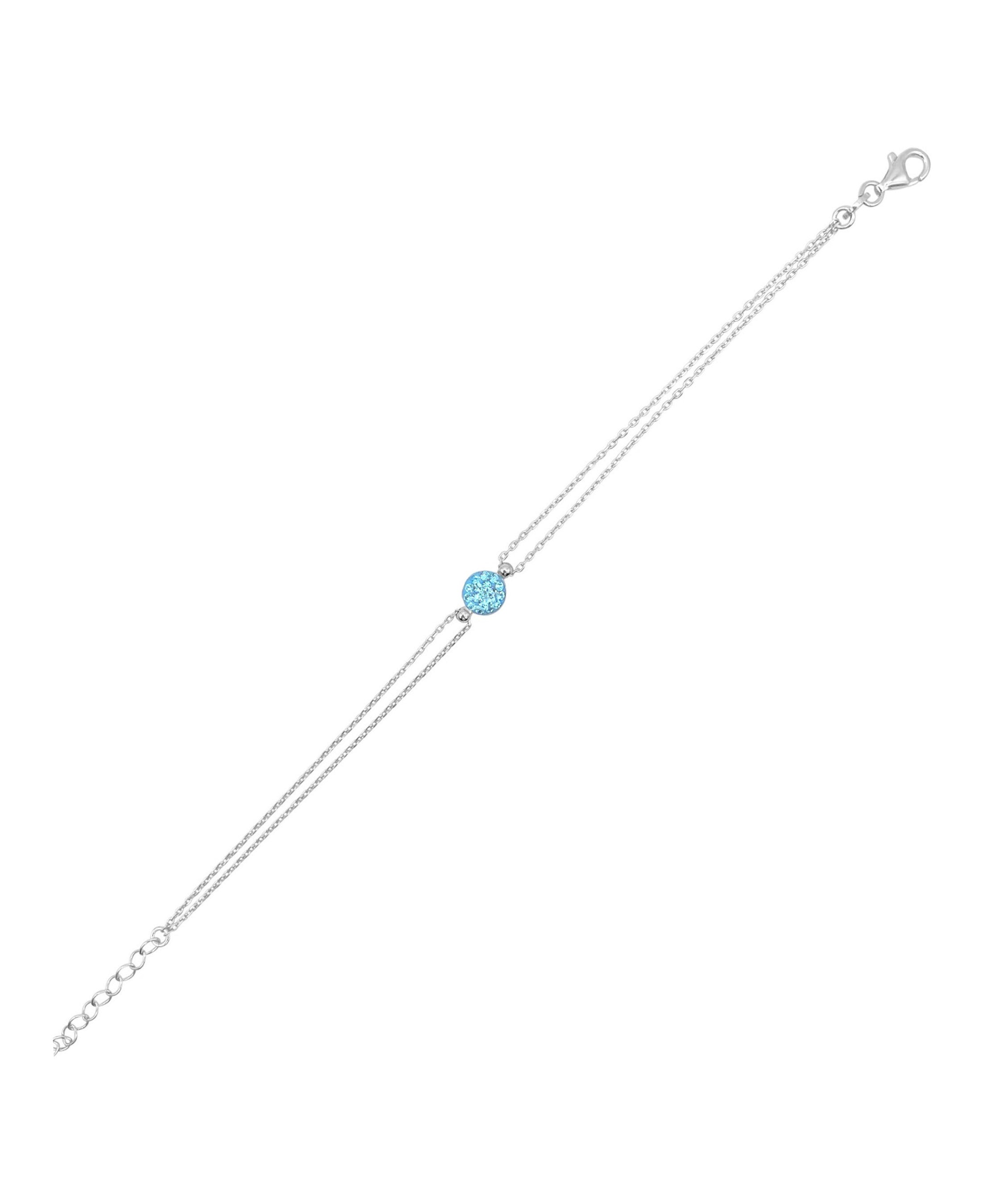 VENIZI | Bracelet en argent massif avec pastille turquoise