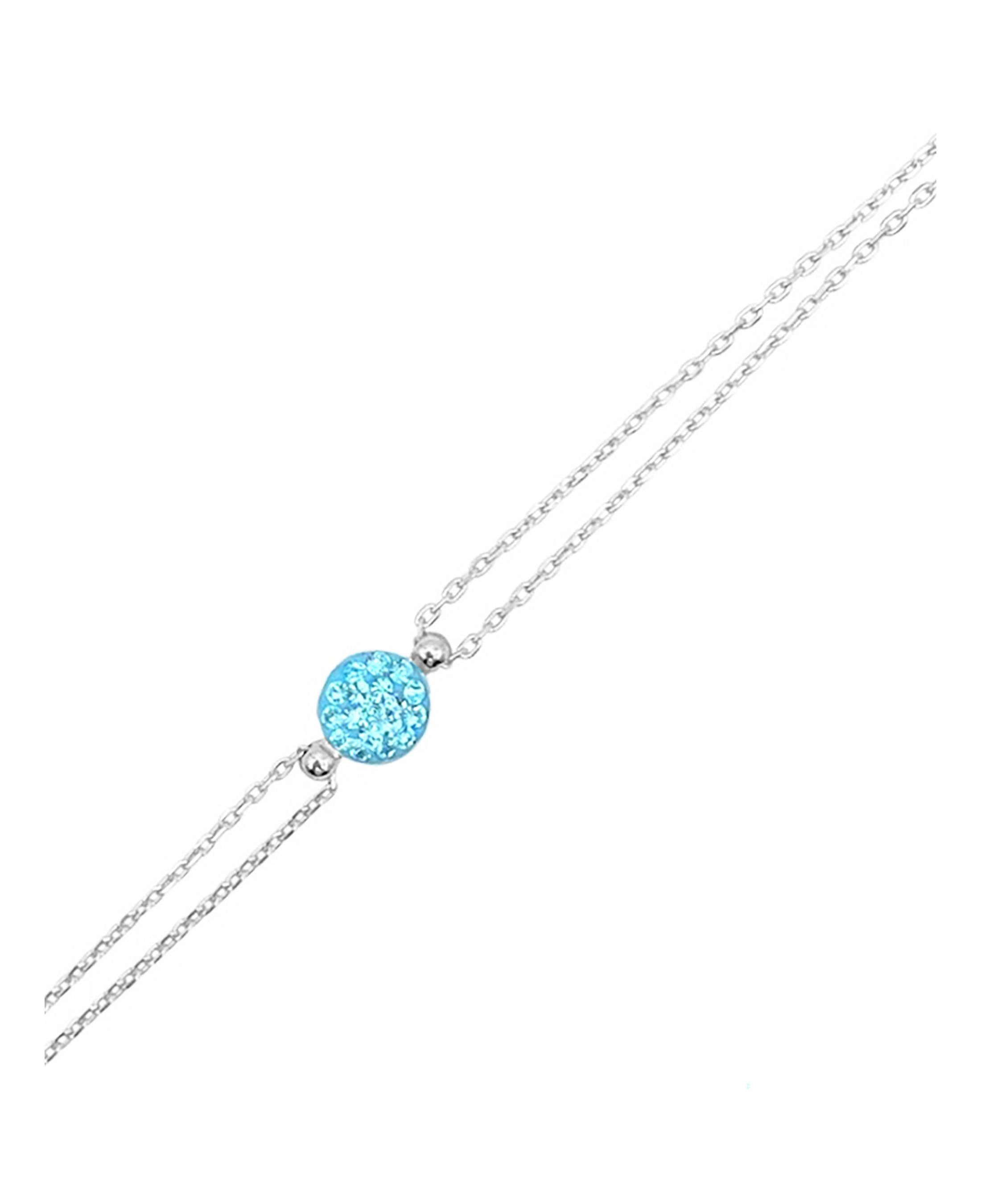 VENIZI | Bracelet en argent massif avec pastille turquoise