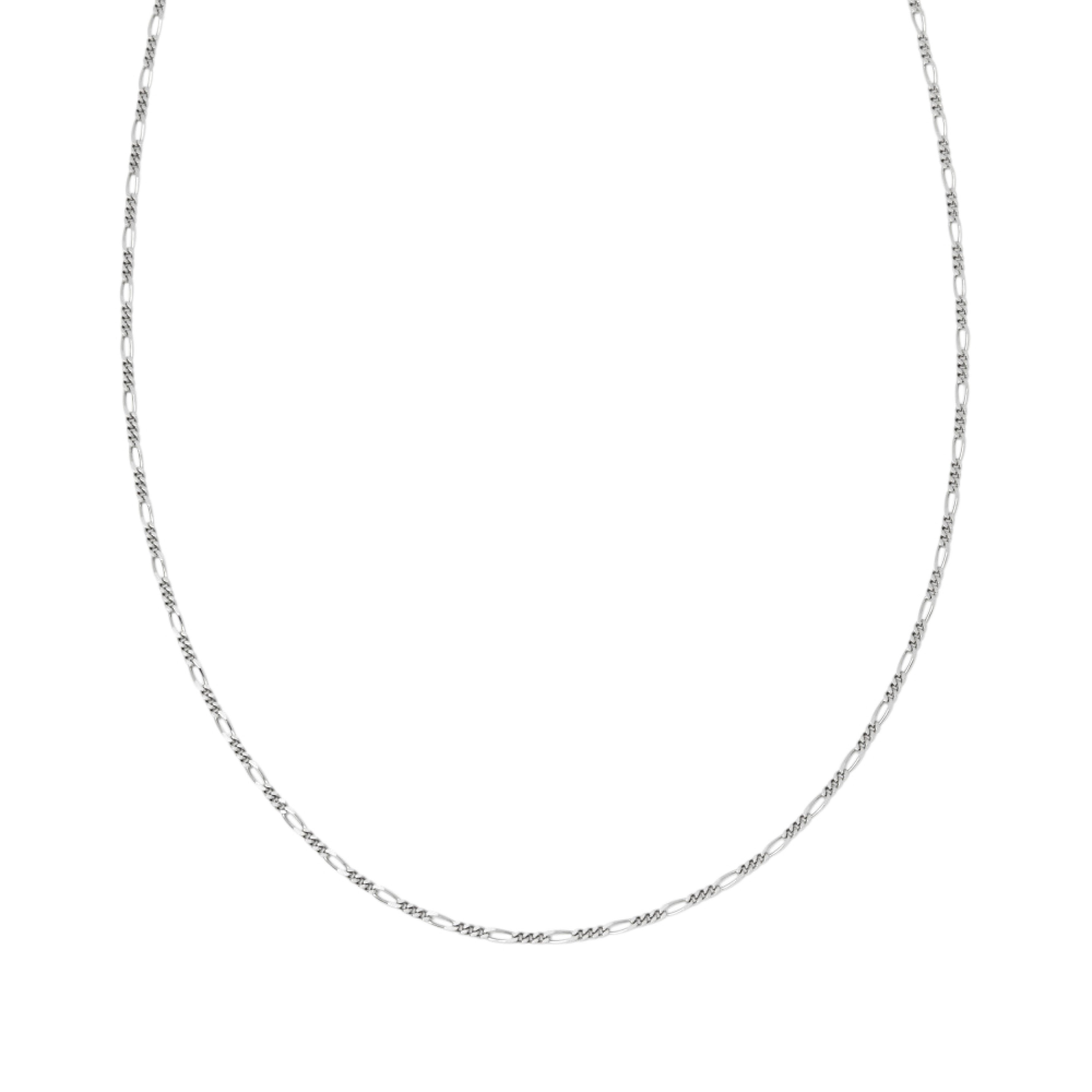 CHAINE EN ARGENT MAILLE FIGARO 1,8 MM