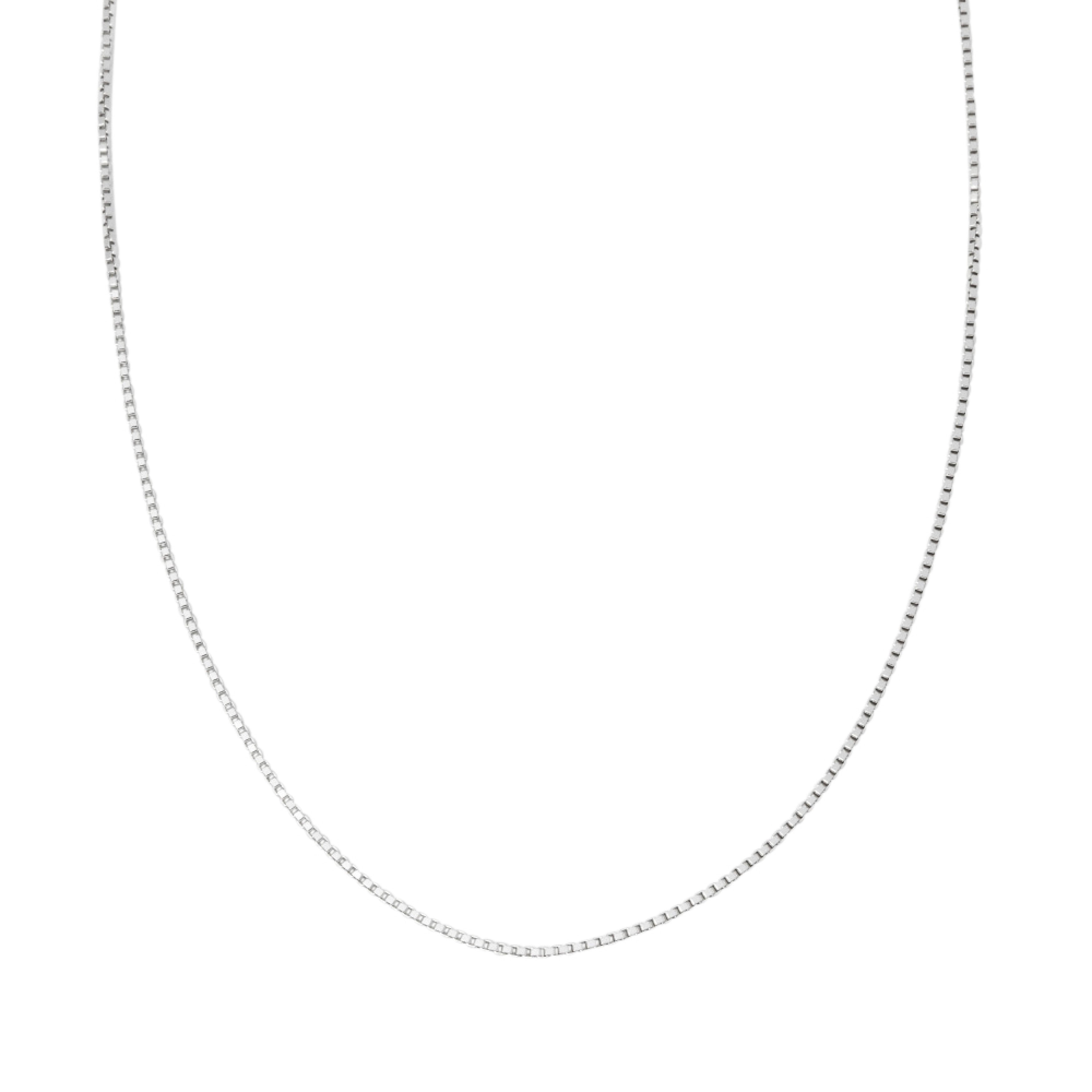 CHAINE EN ARGENT MAILLE VENITIENNE 1 MM