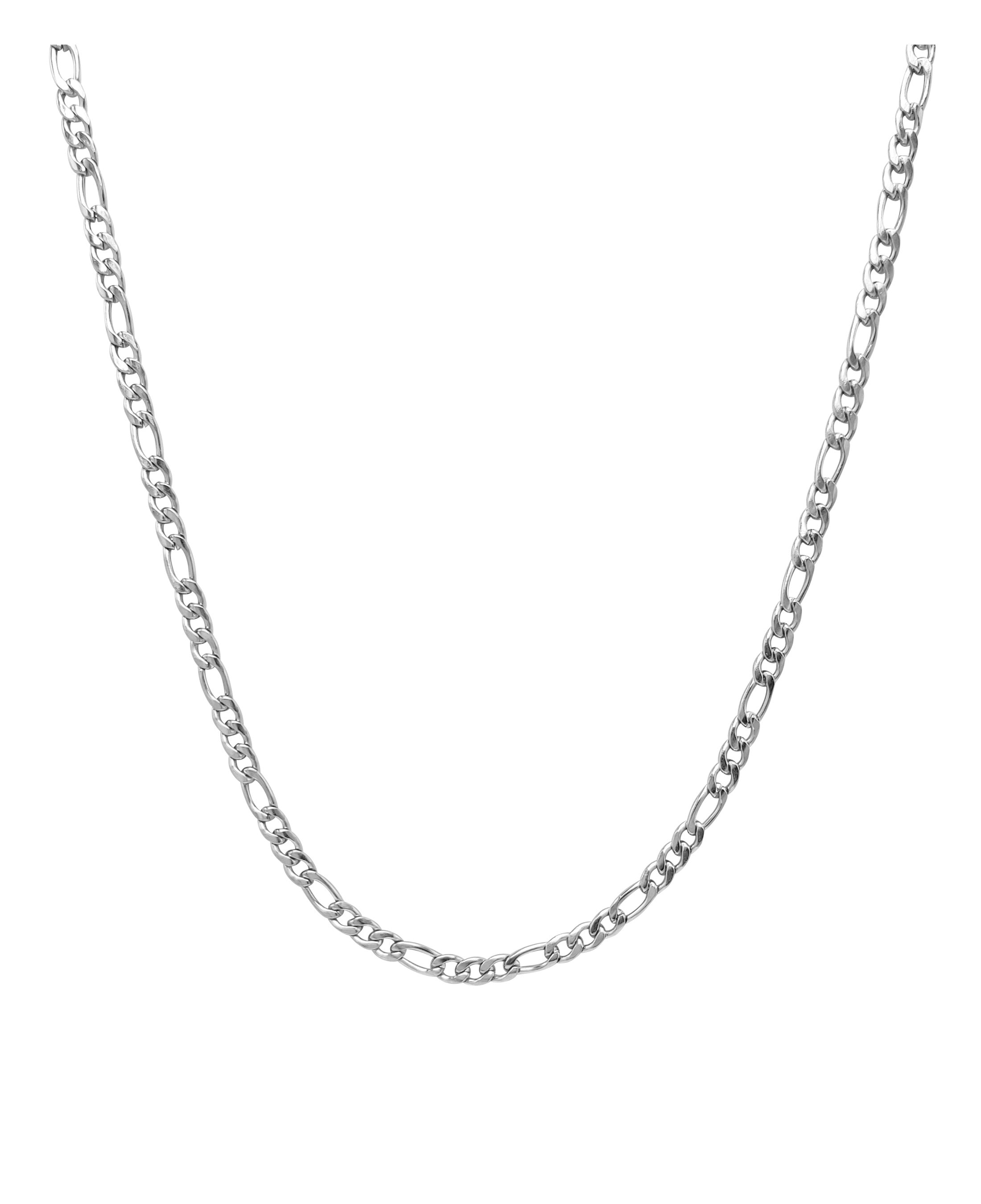 CHAINE EN ACIER MAILLE FIGARO 4,5 MM