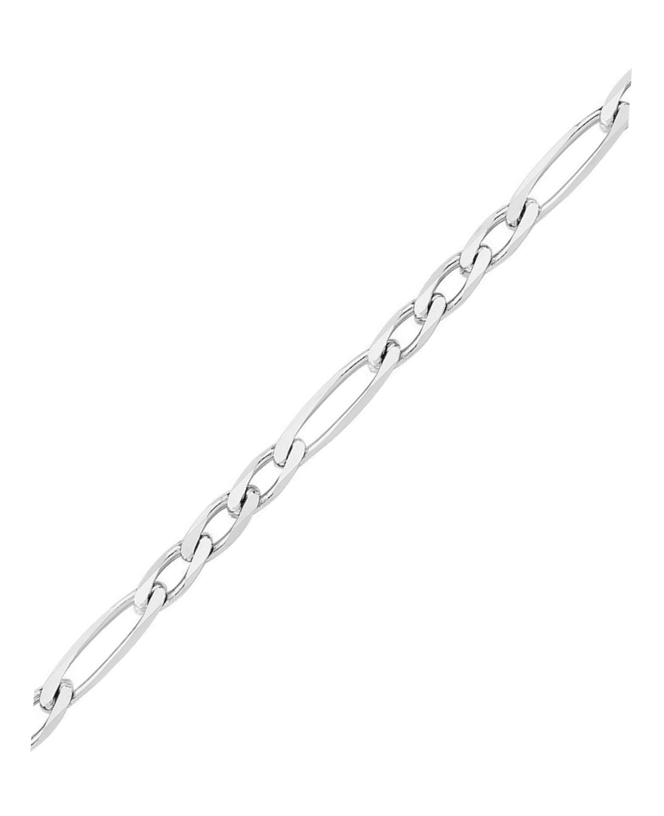 CHAINE EN ARGENT MAILLE FIGARO 1,8 MM