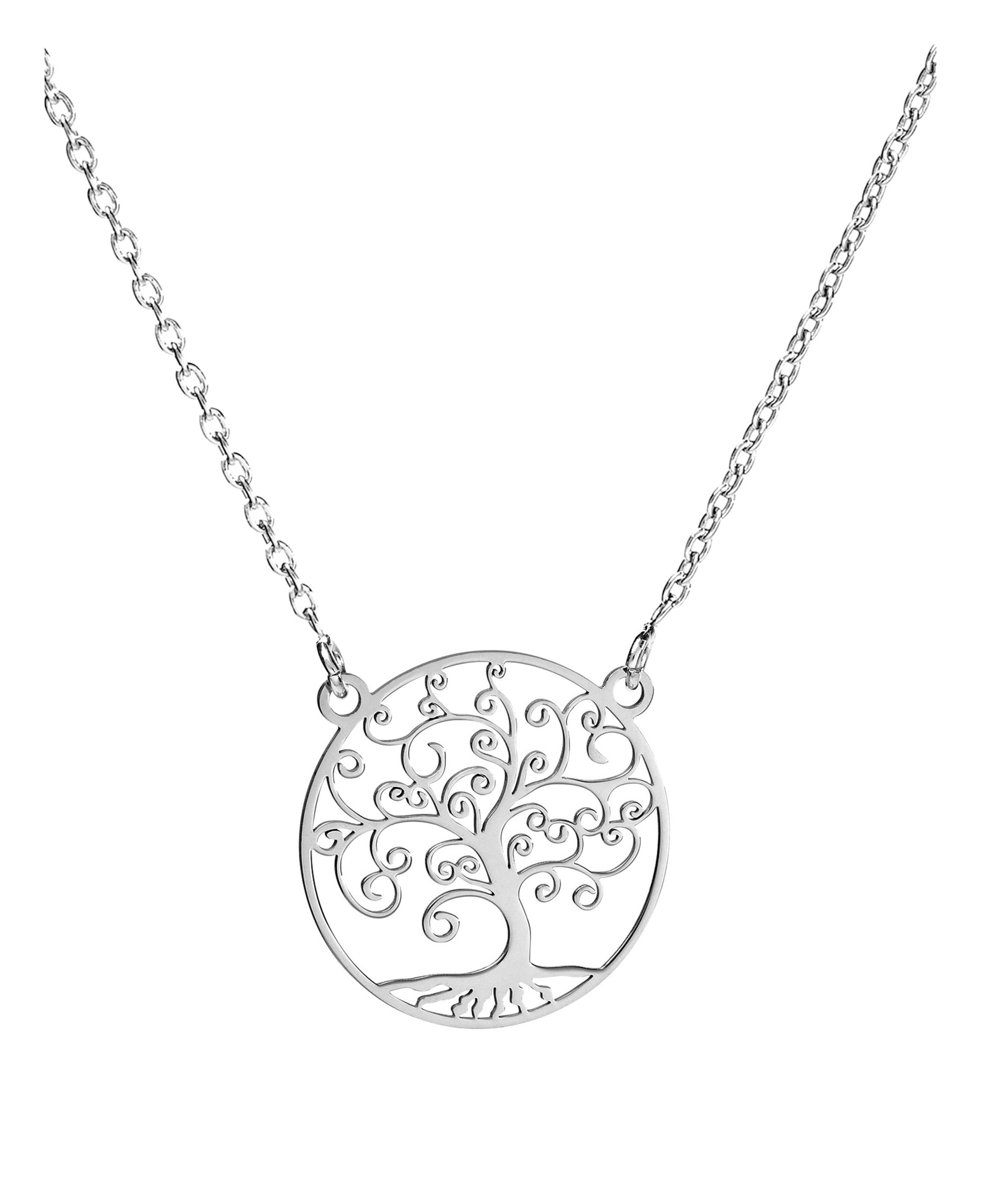 Collier en argent symbole arbre de vie